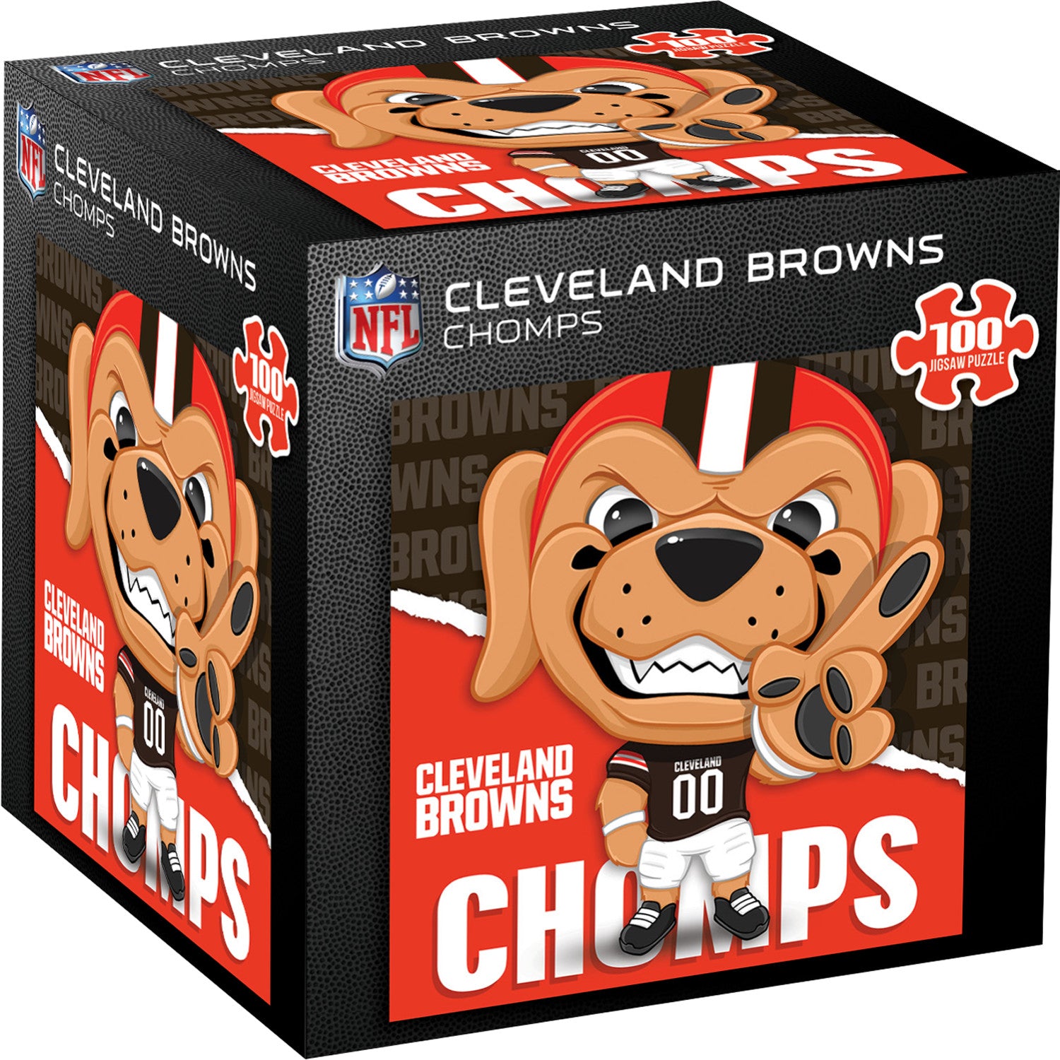 Chomps - Cleveland Browns Mascot 100 Piece Jigsaw Puzzle