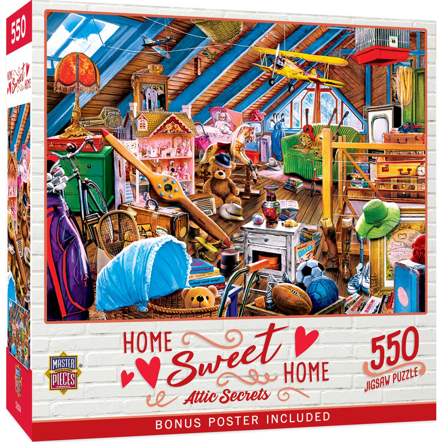 Home Sweet Home - Attic Secrets 550 Piece Jigsaw Puzzle