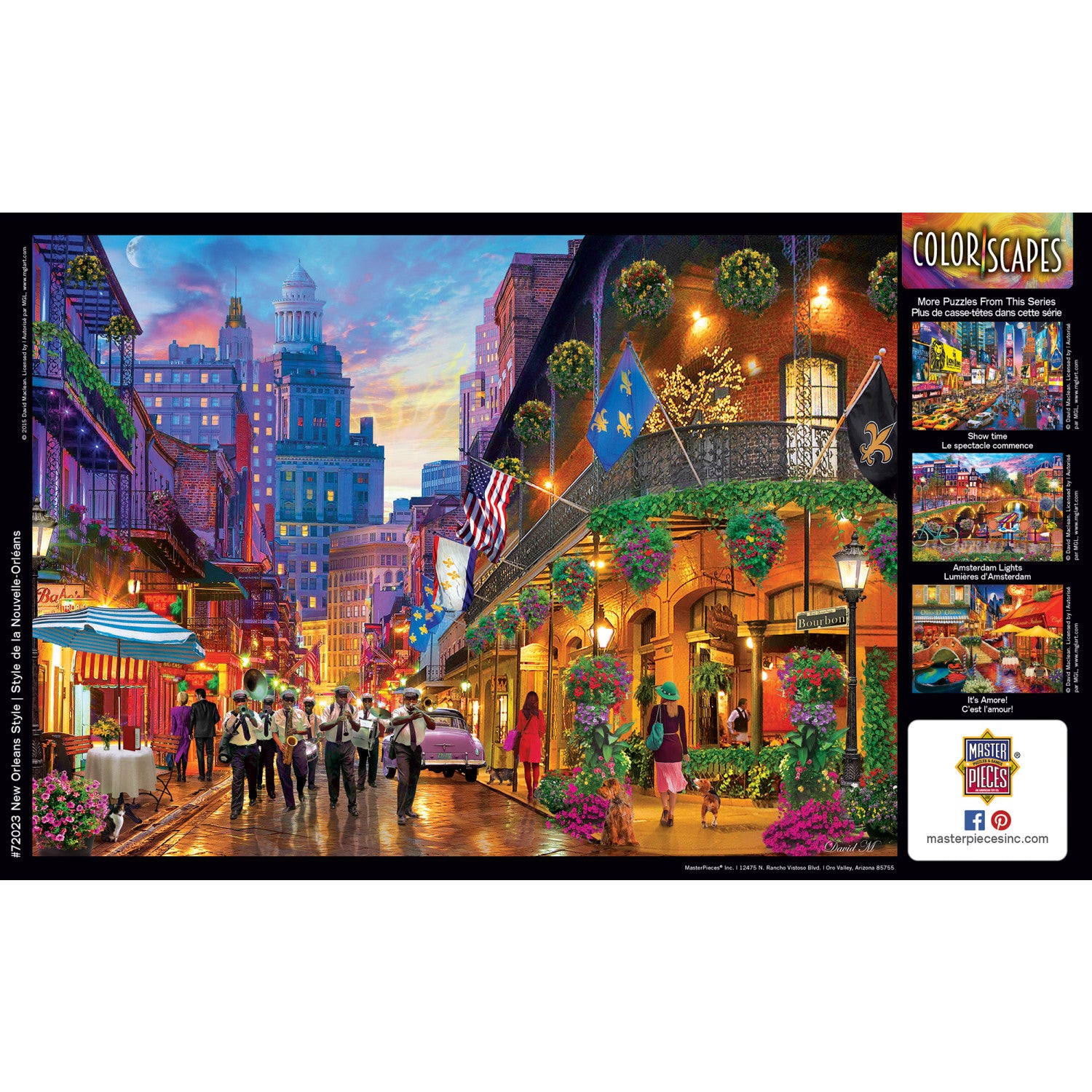 Colorscapes - New Orleans Style 1000 Piece Puzzle