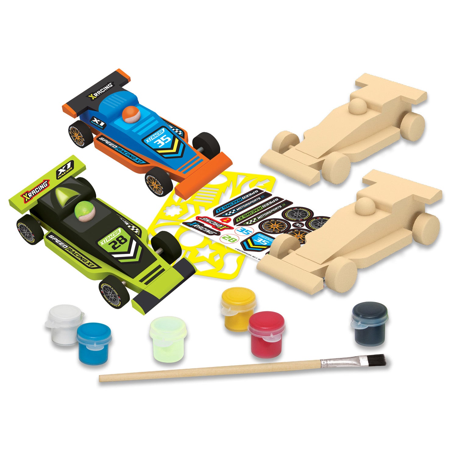 Double Racers - Wood Paint Kit