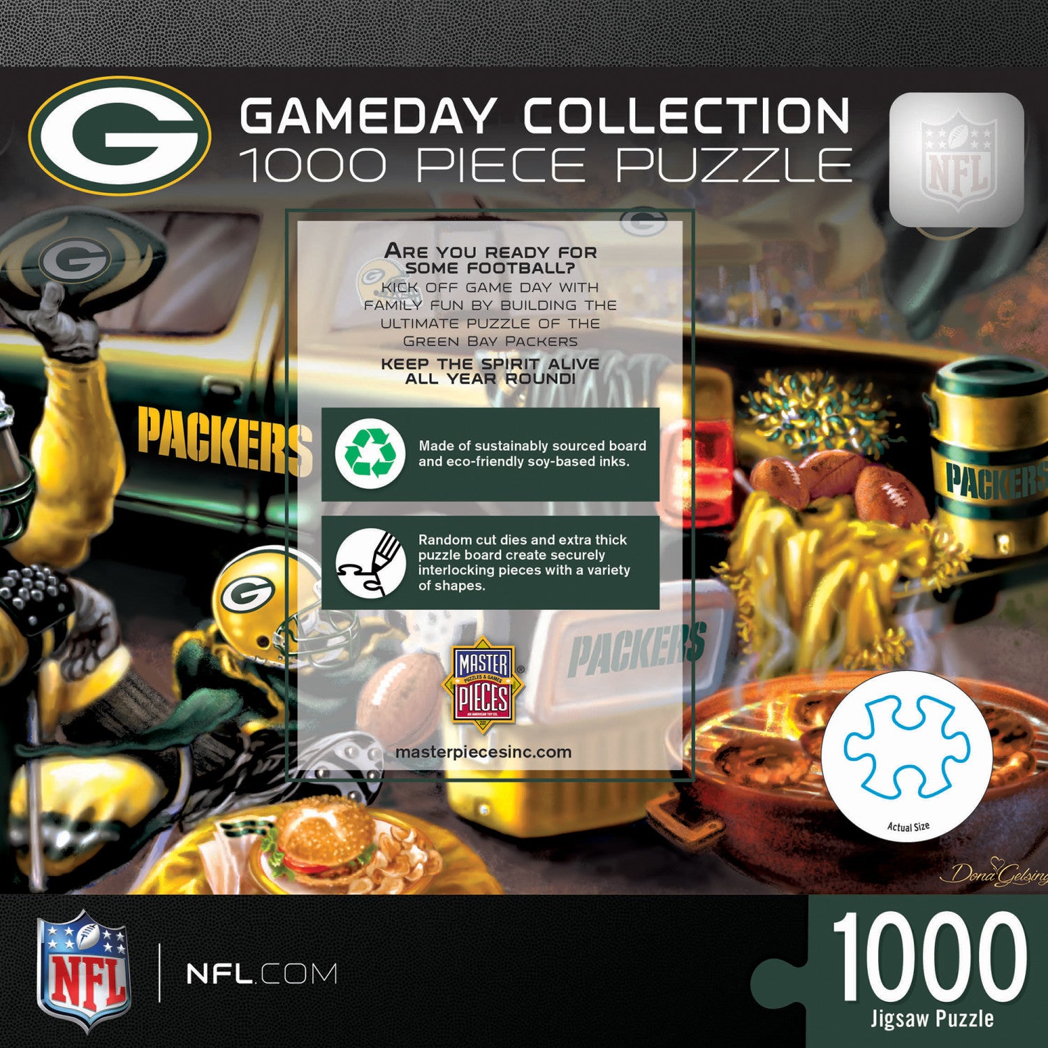 Green Bay Packers - Gameday 1000 Piece Jigsaw Puzzle