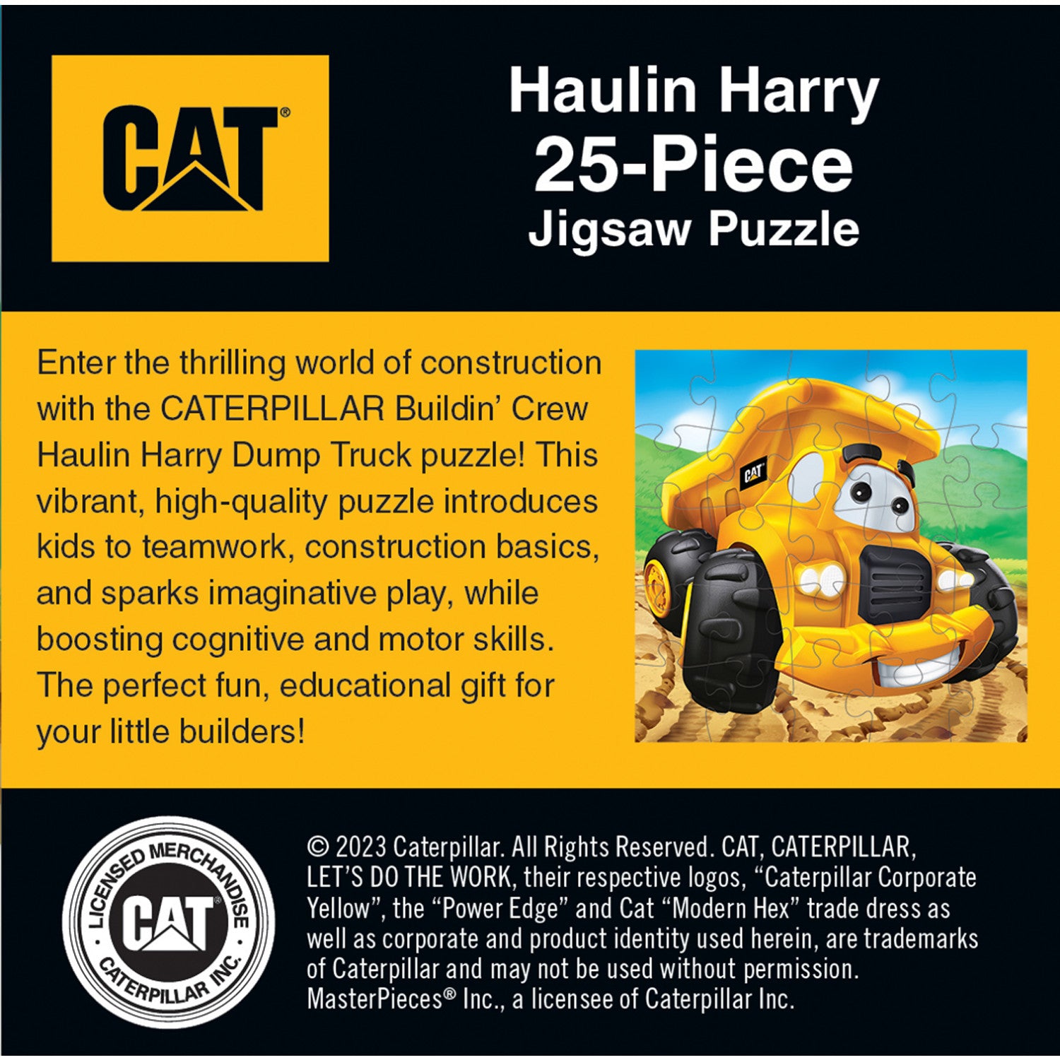 CAT - Haulin Harry 25 Piece Jigsaw Puzzle