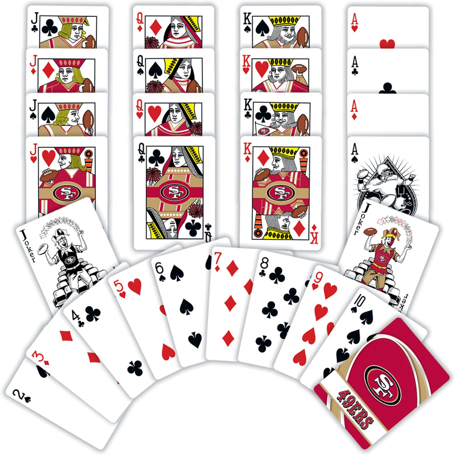 San Francisco 49ers NFL Playing Cards