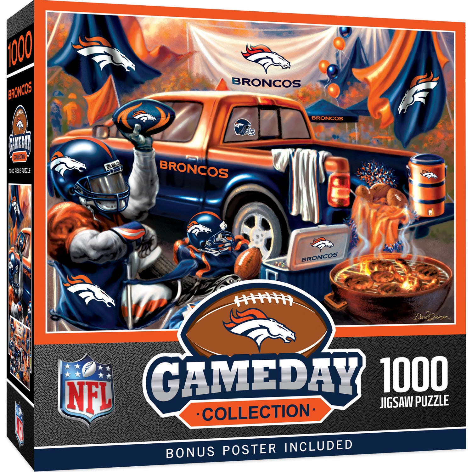 Denver Broncos - Gameday 1000 Piece Jigsaw Puzzle