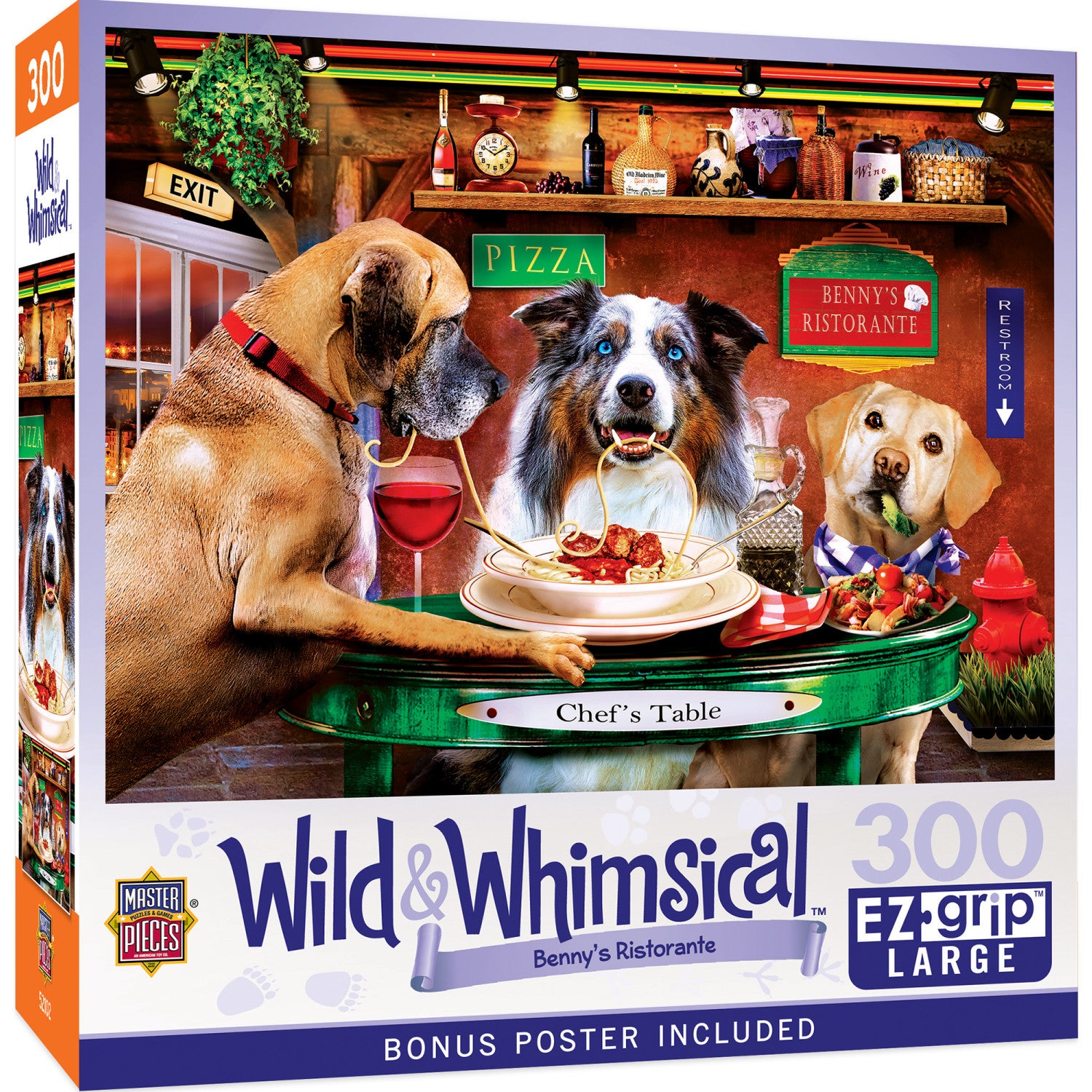 Wild & Whimsical - Benny's Ristorante 300 Piece EZ Grip Jigsaw Puzzle