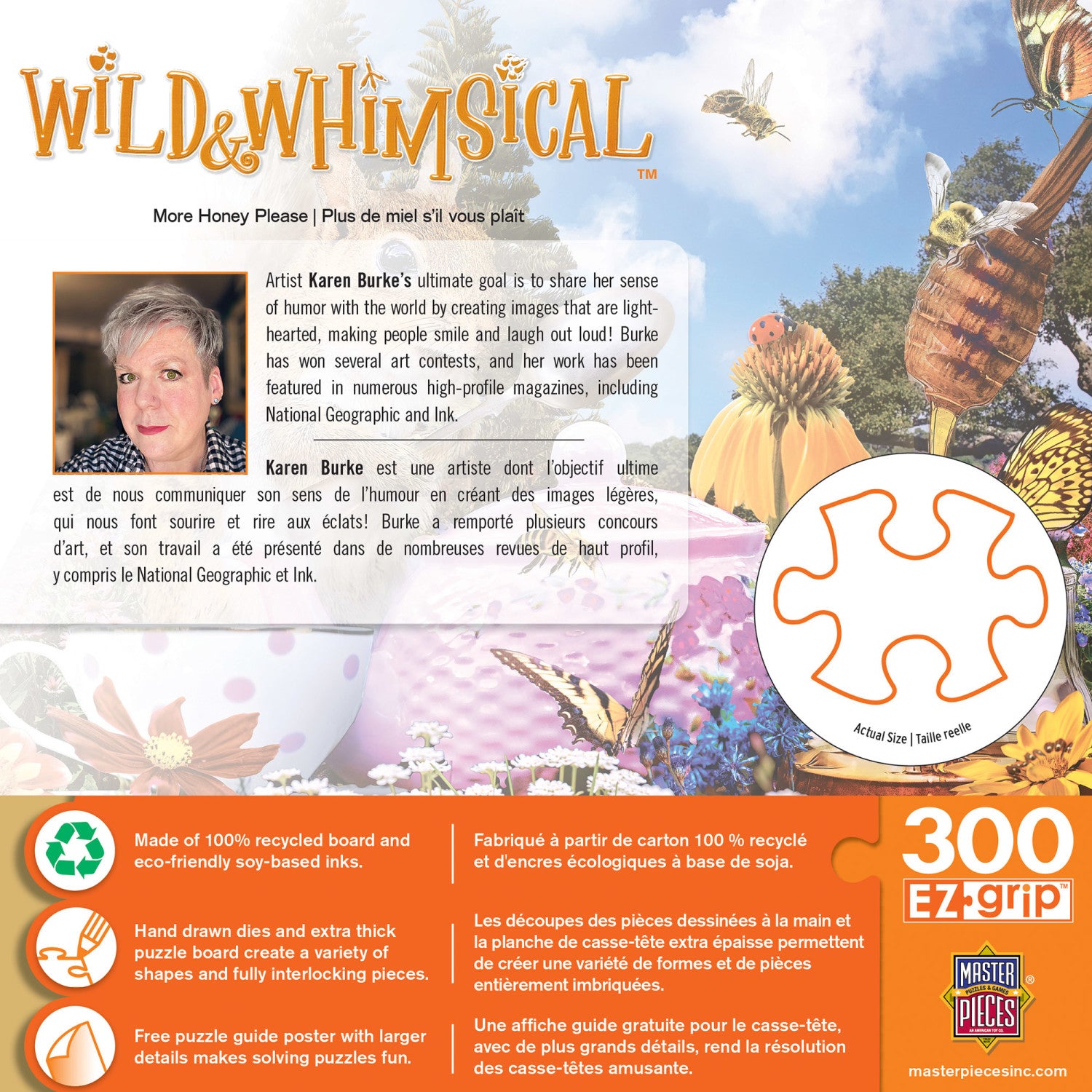 Wild & Whimsical - More Honey Please 300 Piece EZ Grip Jigsaw Puzzle