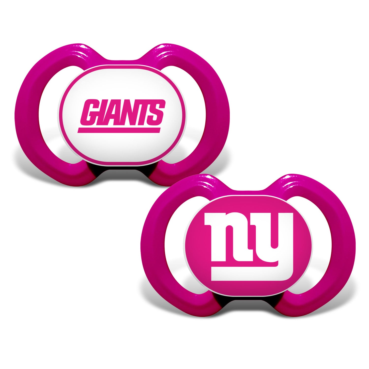 New York Giants - Pink Pacifier 2-Pack