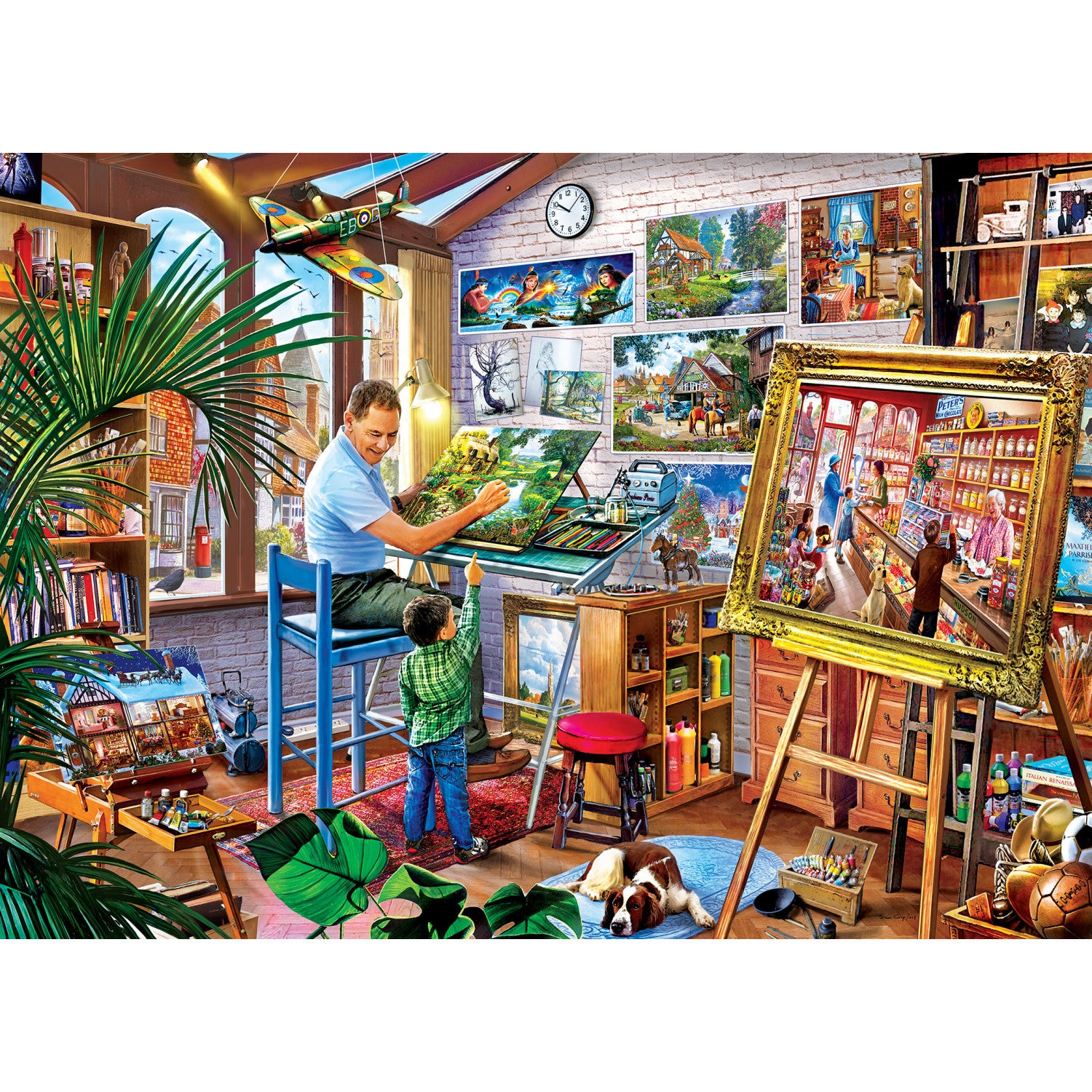 MasterPiece Gallery - Gallery on the Square 1000 Piece Puzzle