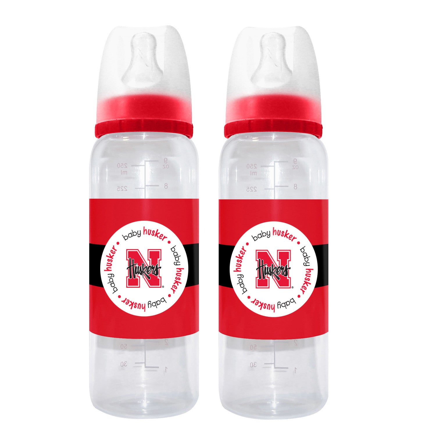 Nebraska Cornhuskers - Baby Bottles 9oz 2-Pack