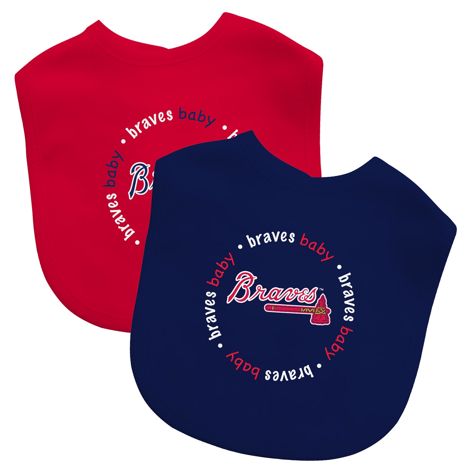 Atlanta Braves - Baby Bibs 2-Pack