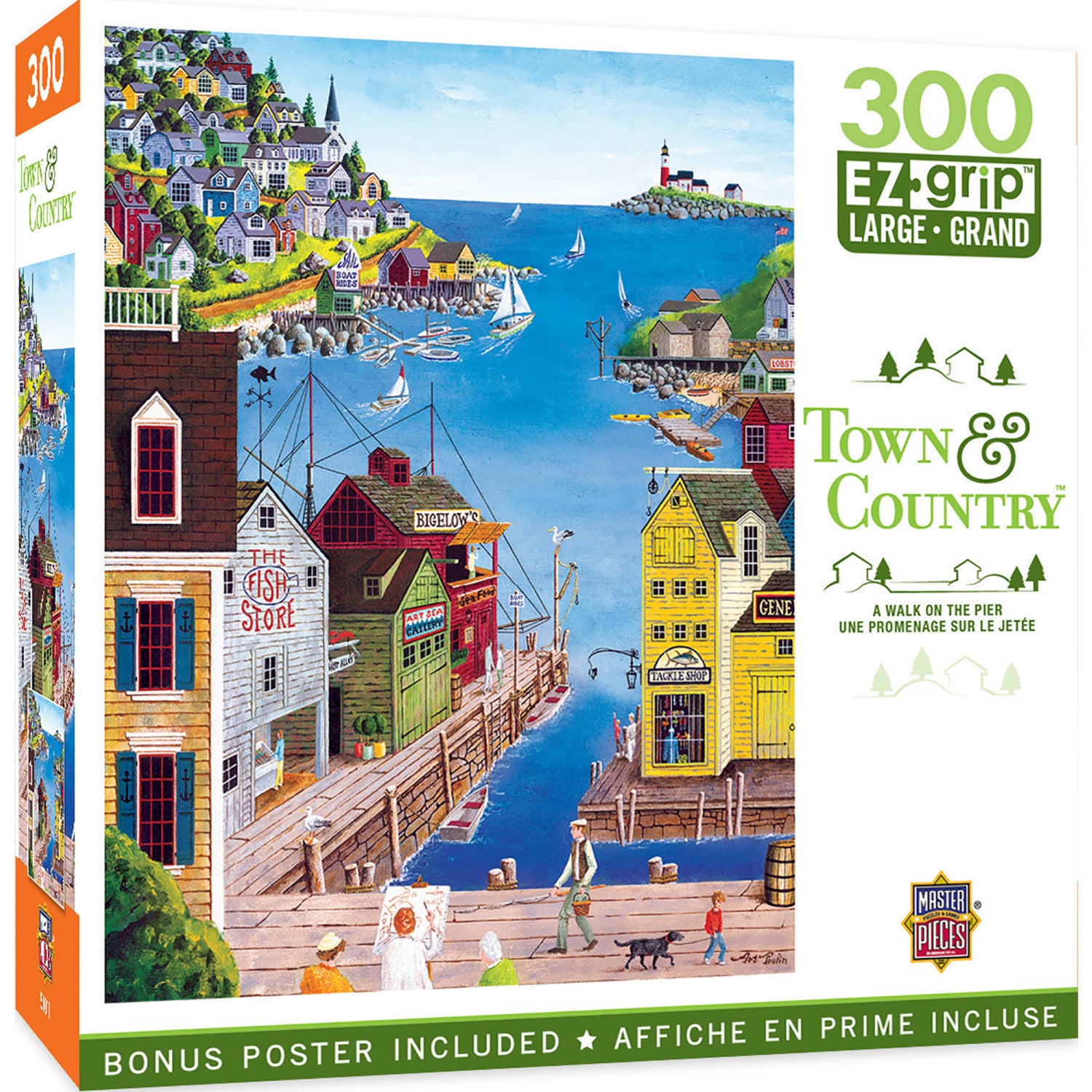 Town & Country - A Walk on the Pier 300 Piece EZ Grip Jigsaw Puzzle
