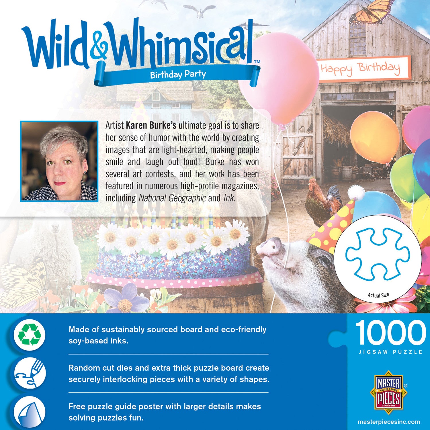 Wild & Whimsical - Birthday Party 1000 Piece Puzzle