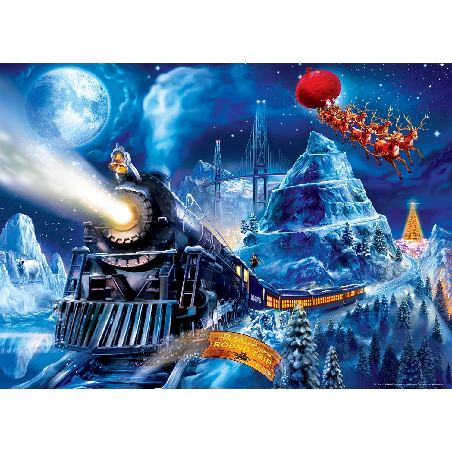 The Polar Express - Race to the Pole 1000 Piece Puzzle