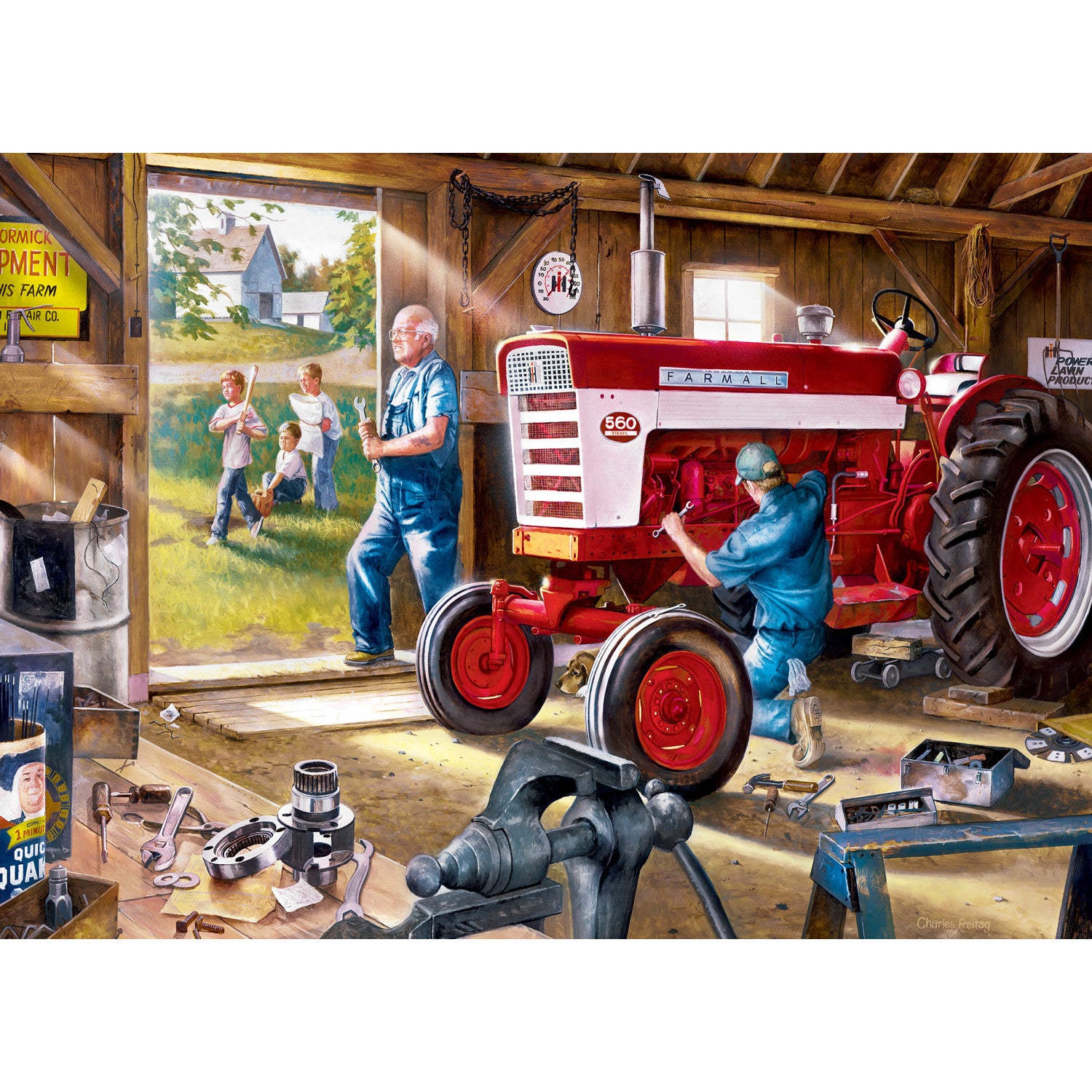 Case IH/Farmall - Red Power 1000 Piece Puzzle