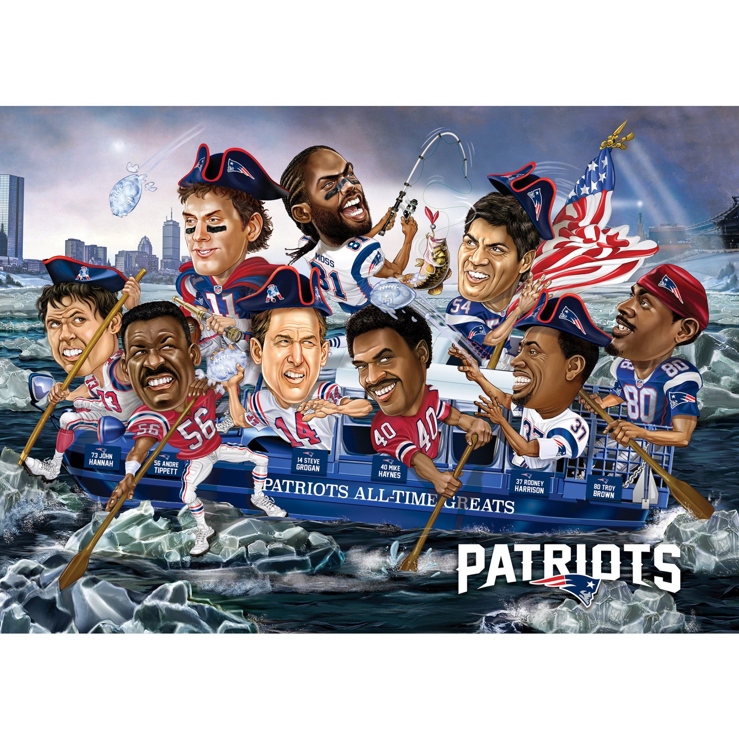 New England Patriots NFL All-Time Greats 500pc Puzzle