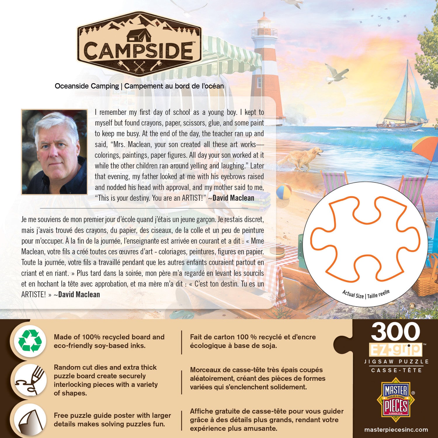 Campside - Oceanside Camping 300 Piece Puzzle