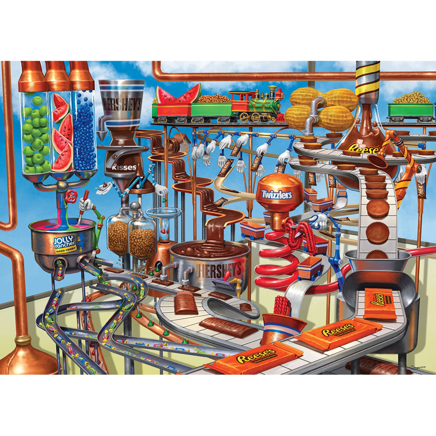 Hershey's - Chocolate Factory 1000 Piece Puzzle