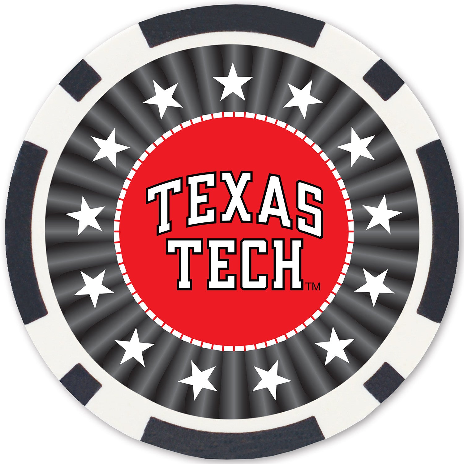 Texas Tech Red Raiders Casino Style 100 Piece Poker Set