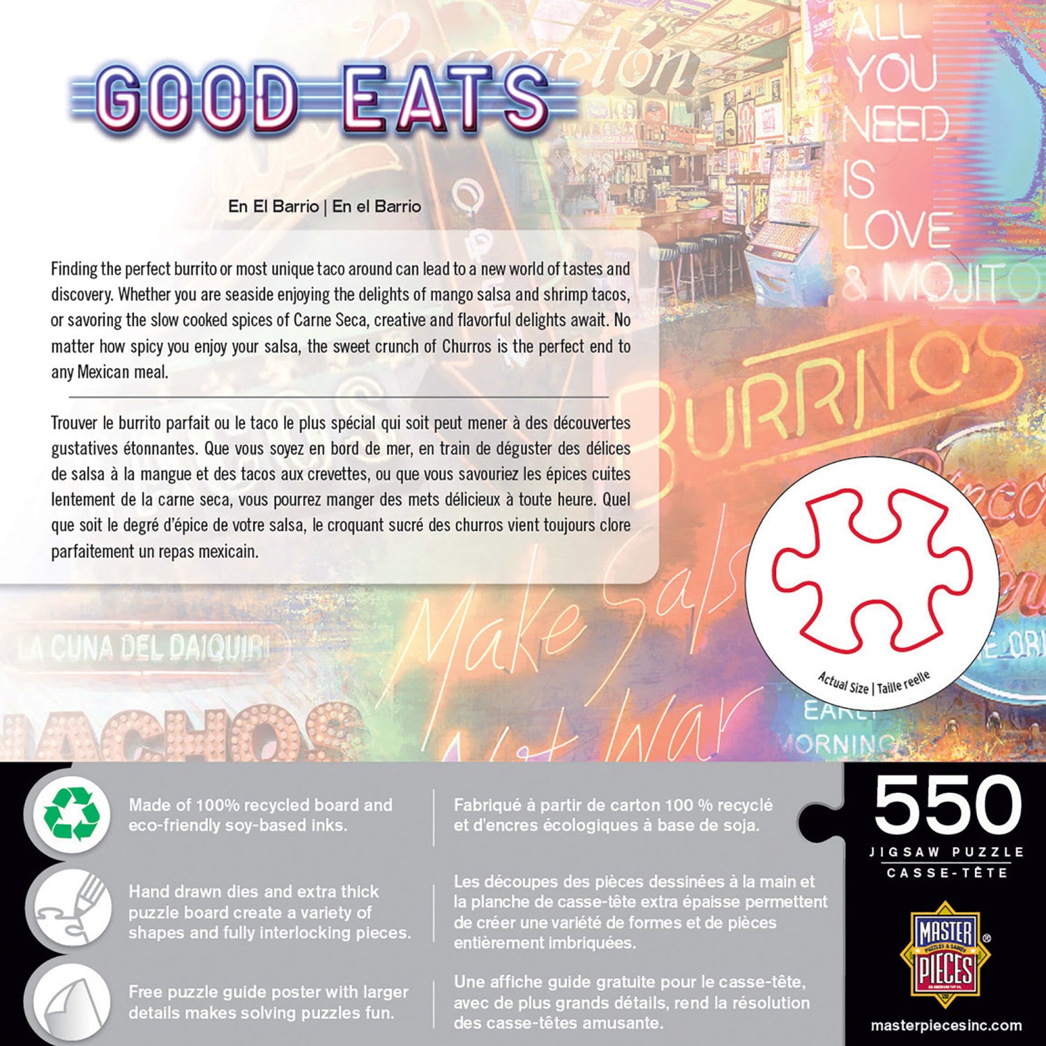 Good Eats - En El Barrio 550 Piece Jigsaw Puzzle