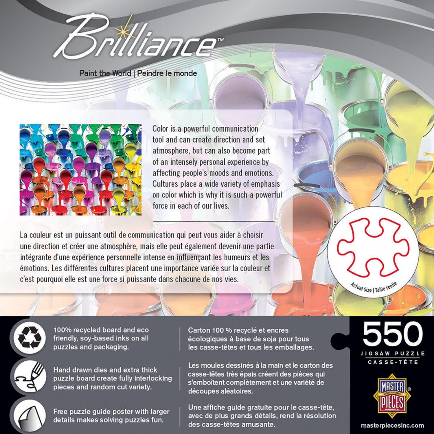 Brilliance - Paint the World 550 Piece Puzzle