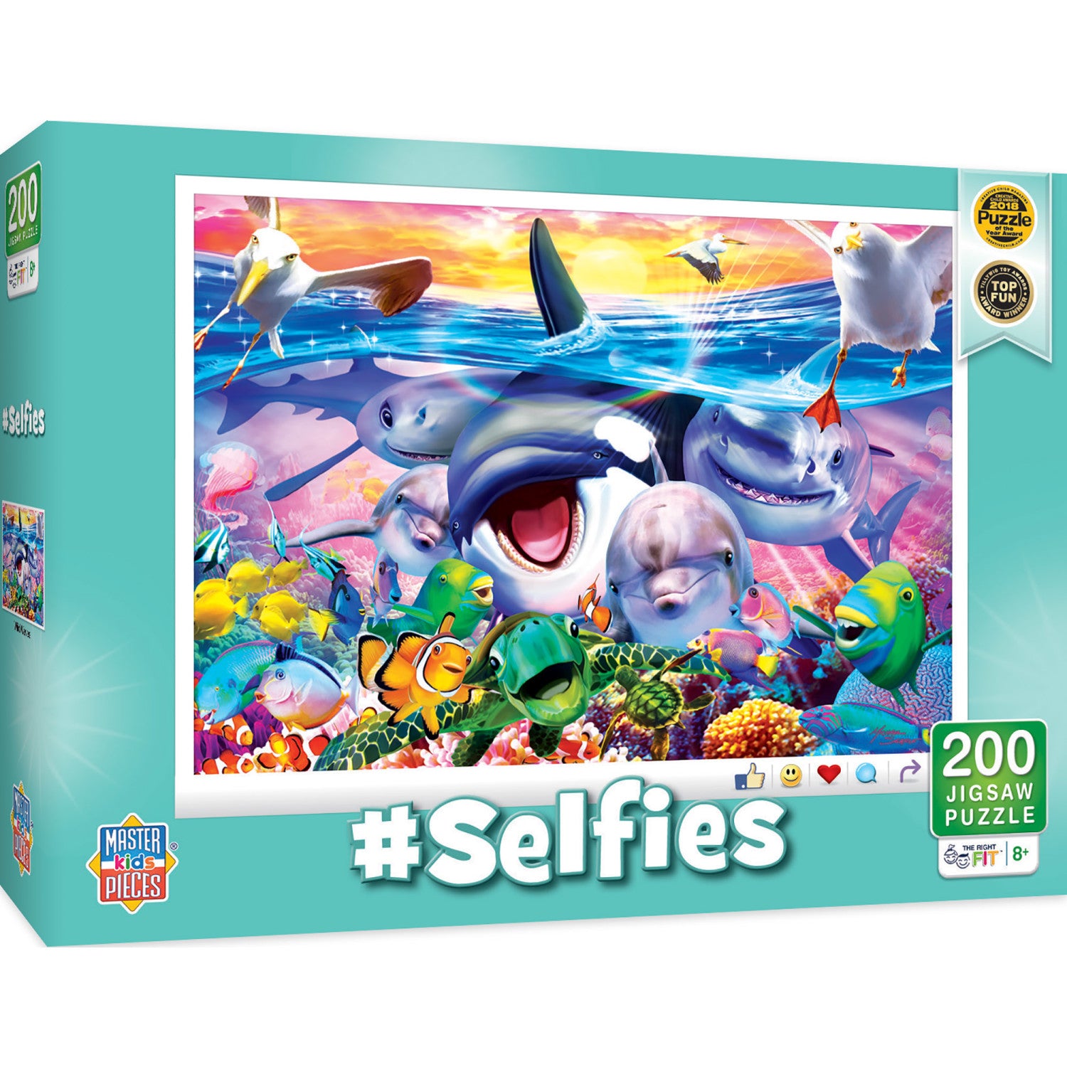 Selfies - Wild Waves 200 Piece Kids Puzzle