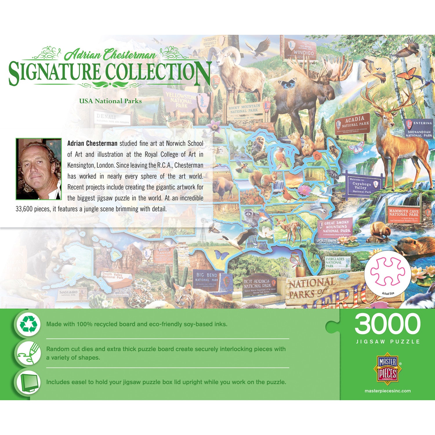 Signature Collection - USA National Parks 3000 Piece Jigsaw Puzzle