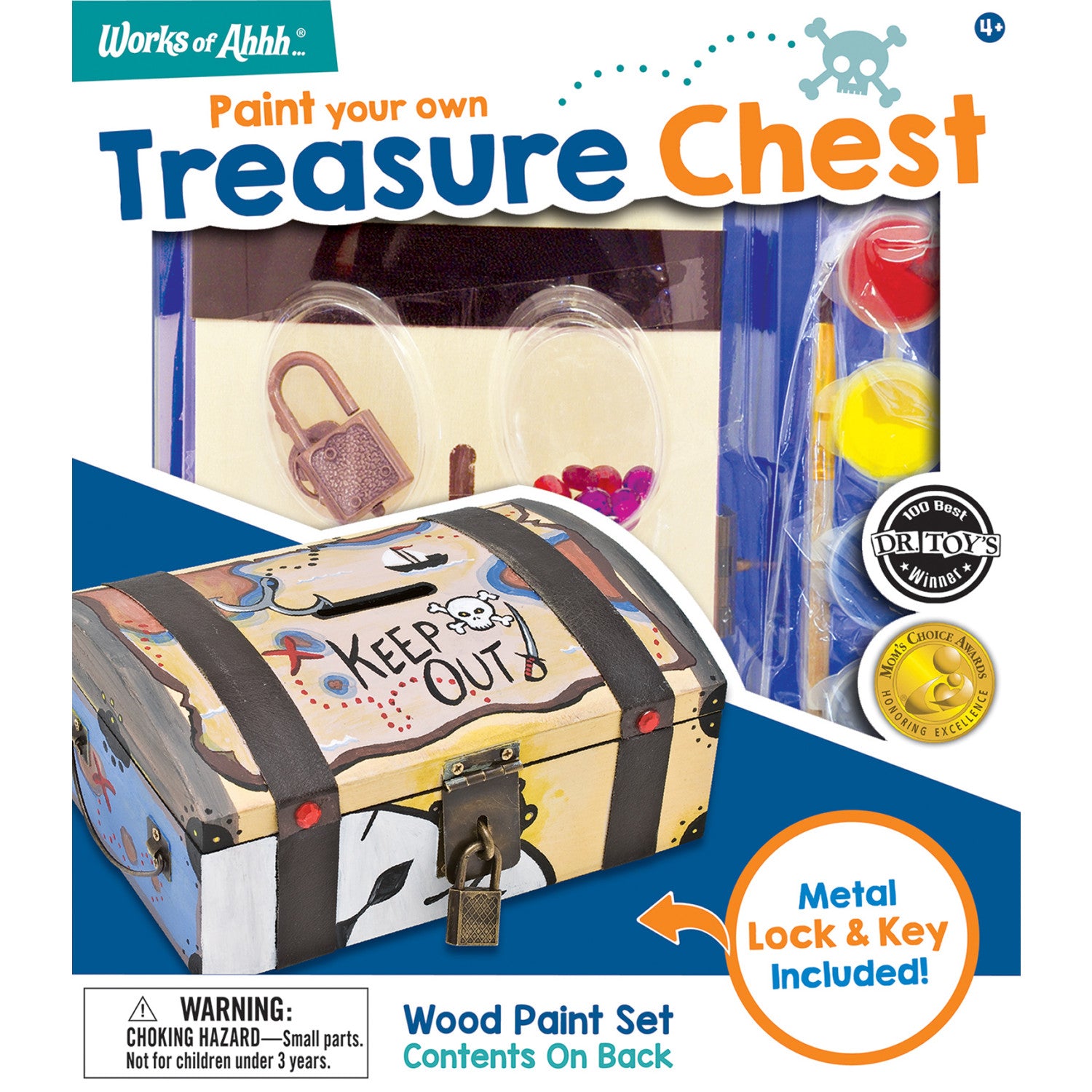 Treasure Chest Wood Paint Set