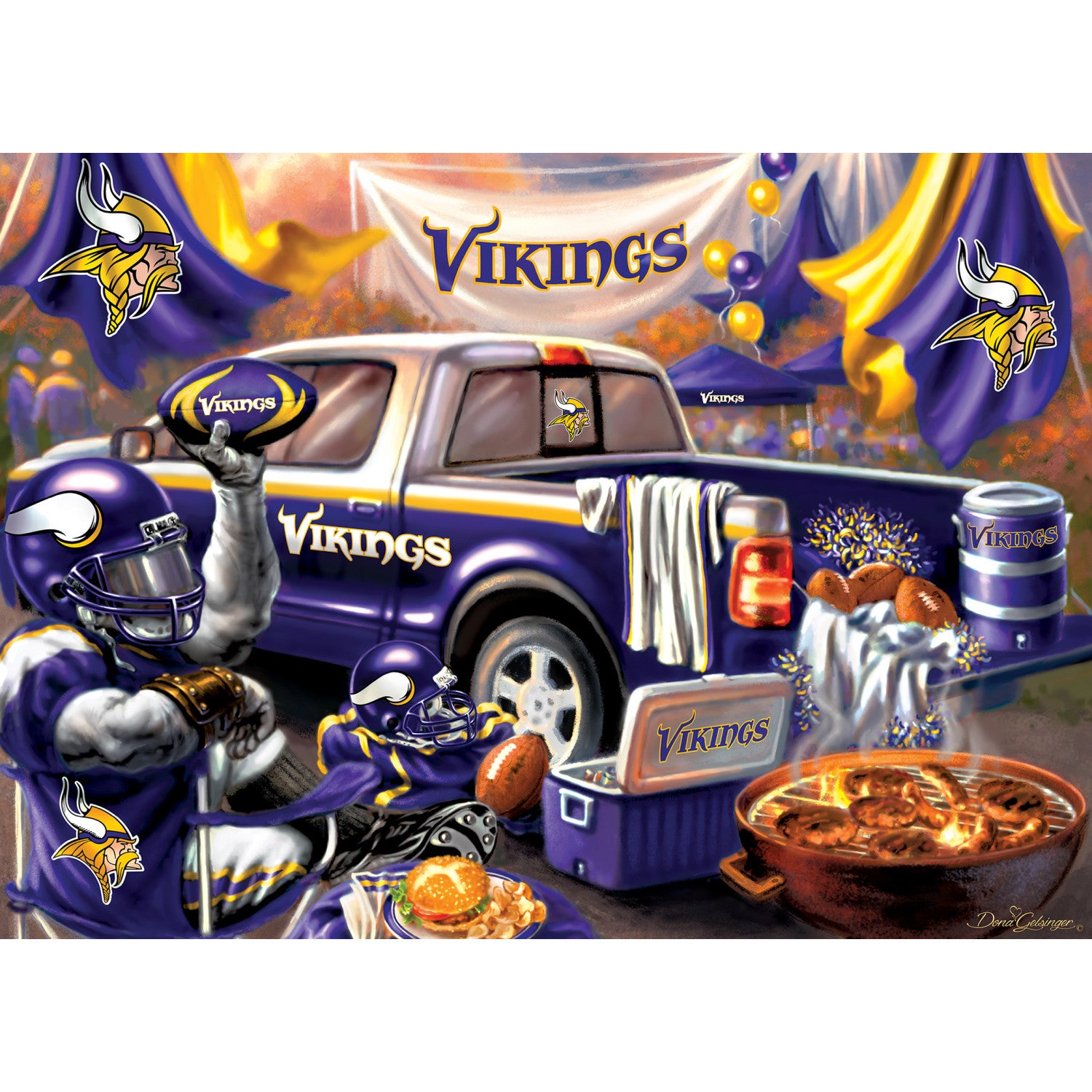 Minnesota Vikings NFL Gameday 1000pc Puzzle