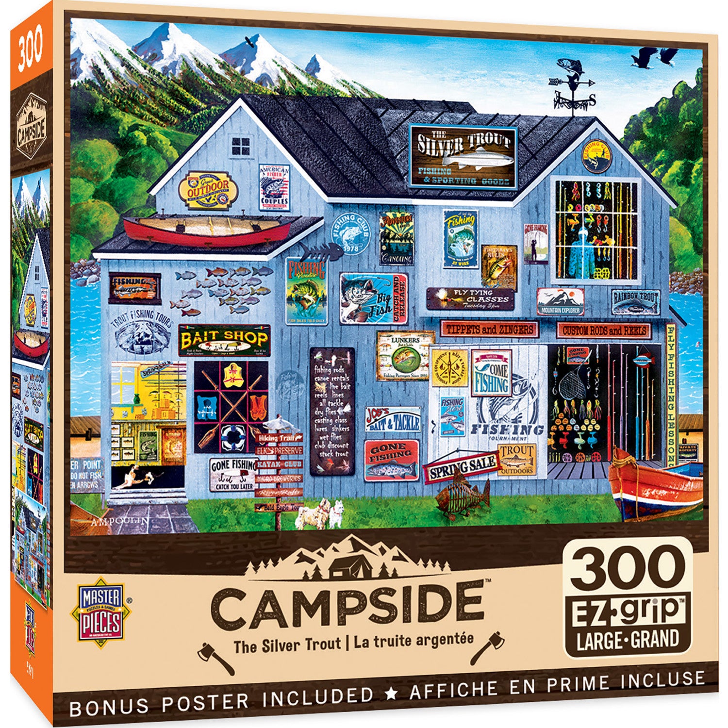 Campside - The Silver Trout 300 Piece EZ Grip Puzzle