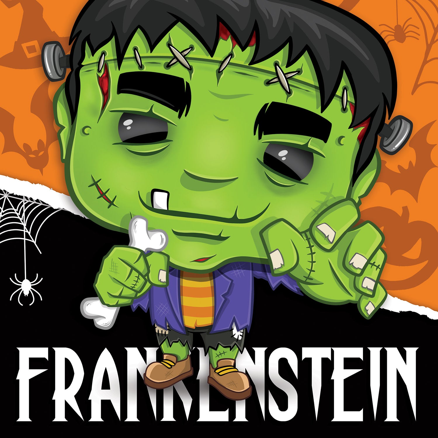 Frankenstein - 100 Piece Square Halloween Puzzle