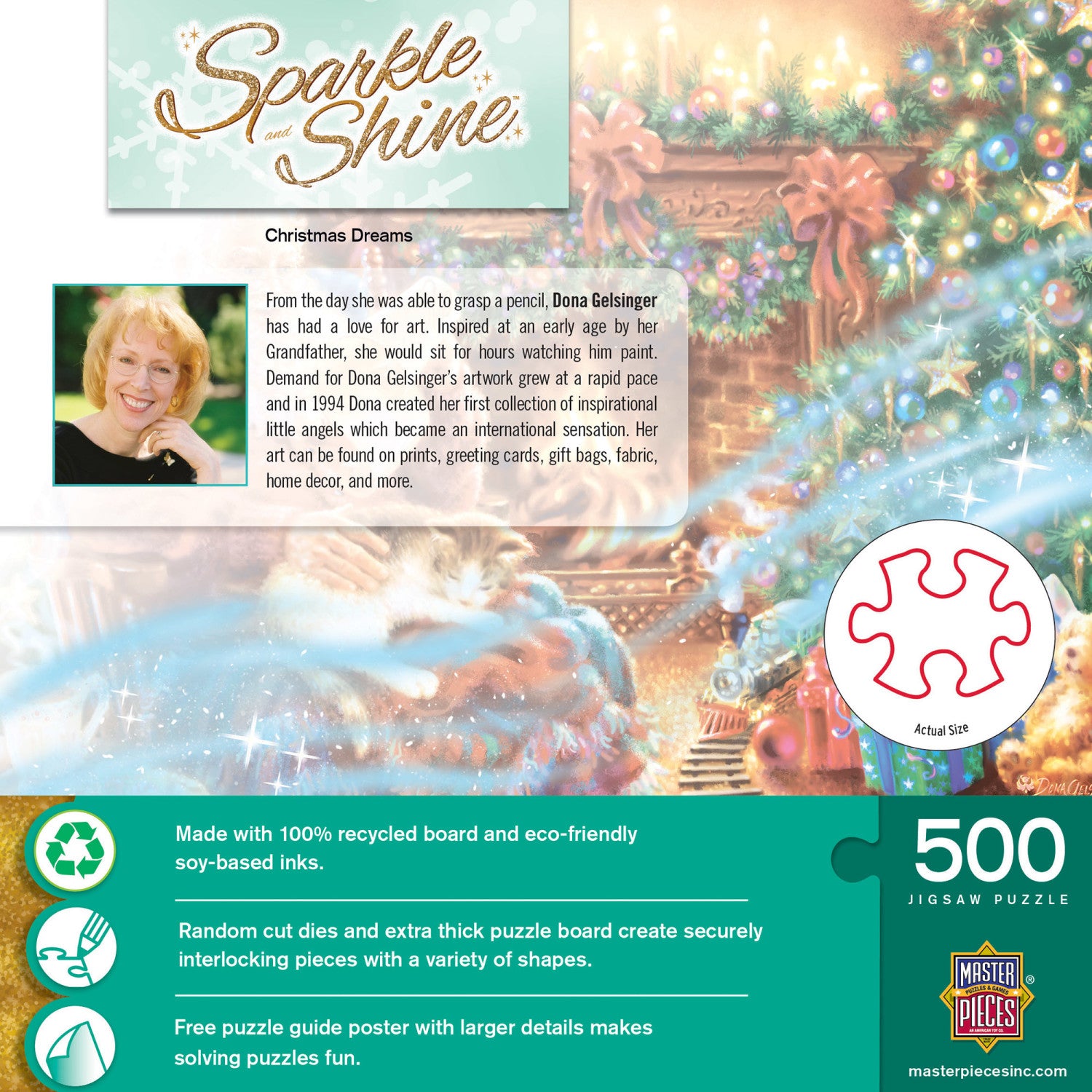 Sparkle & Shine - Christmas Dreams 500 Piece Glitter Puzzle