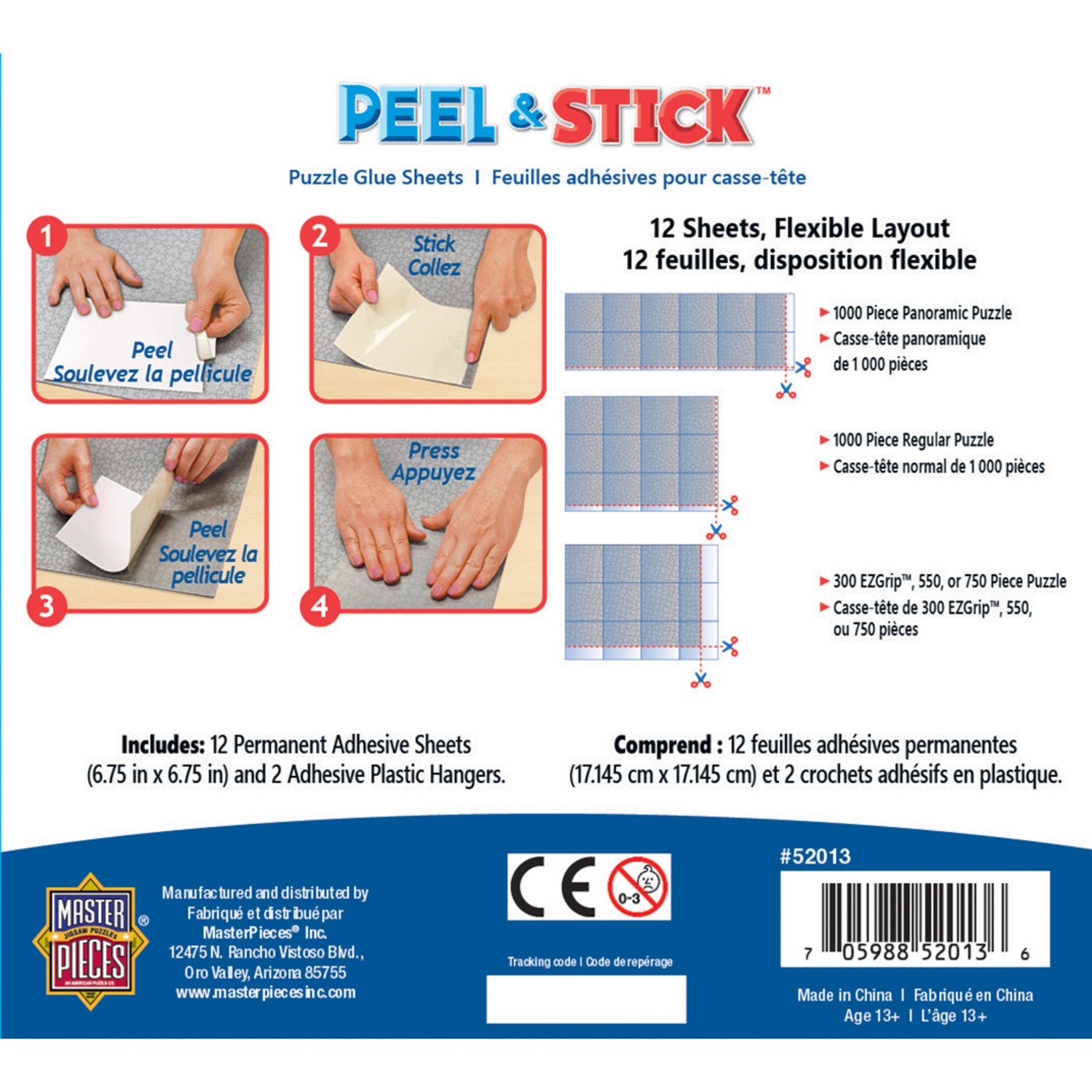 Puzzle Glue Sheets - Hangers Included