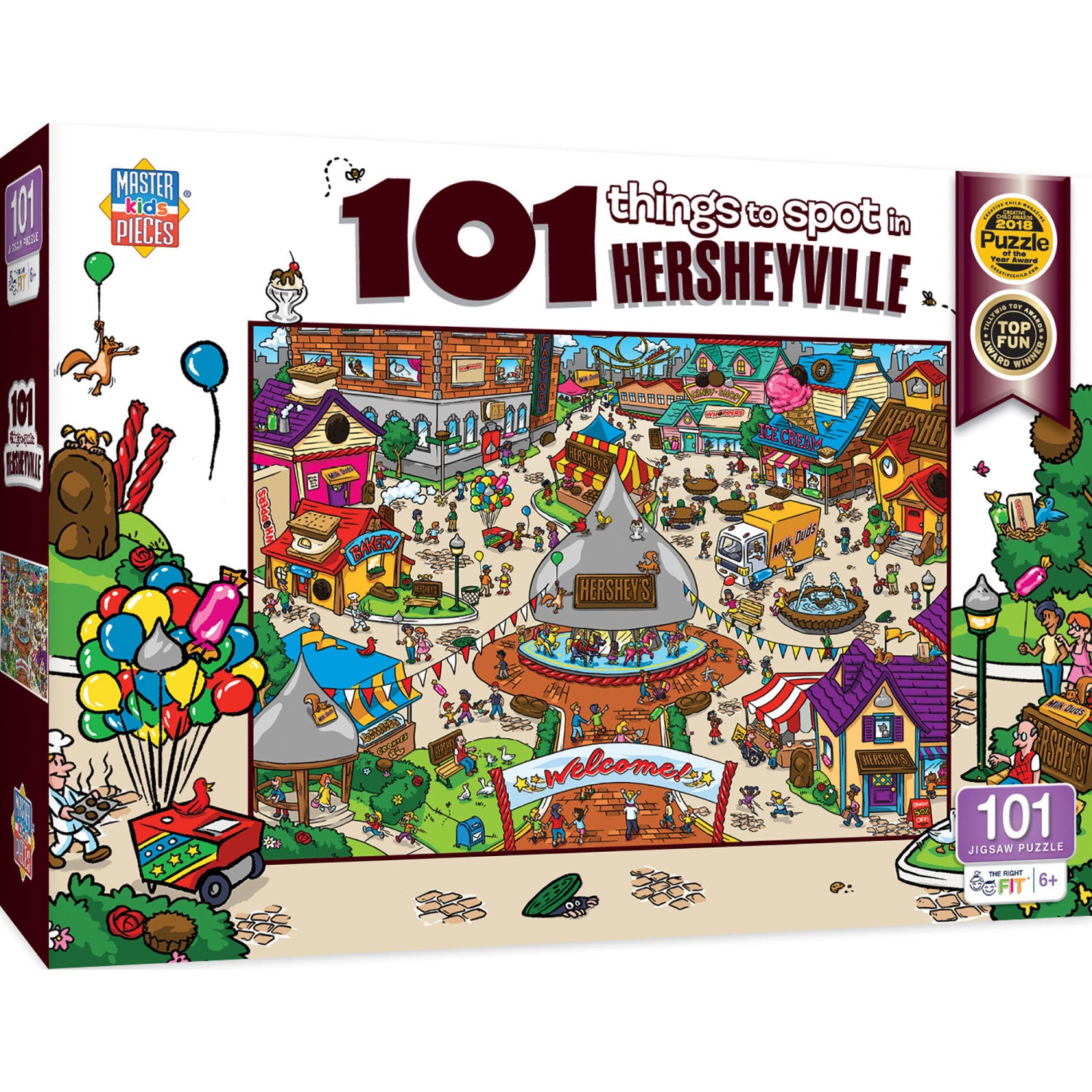 101 Things to Spot - in Hersheyville 100 Piece Kids Puzzle