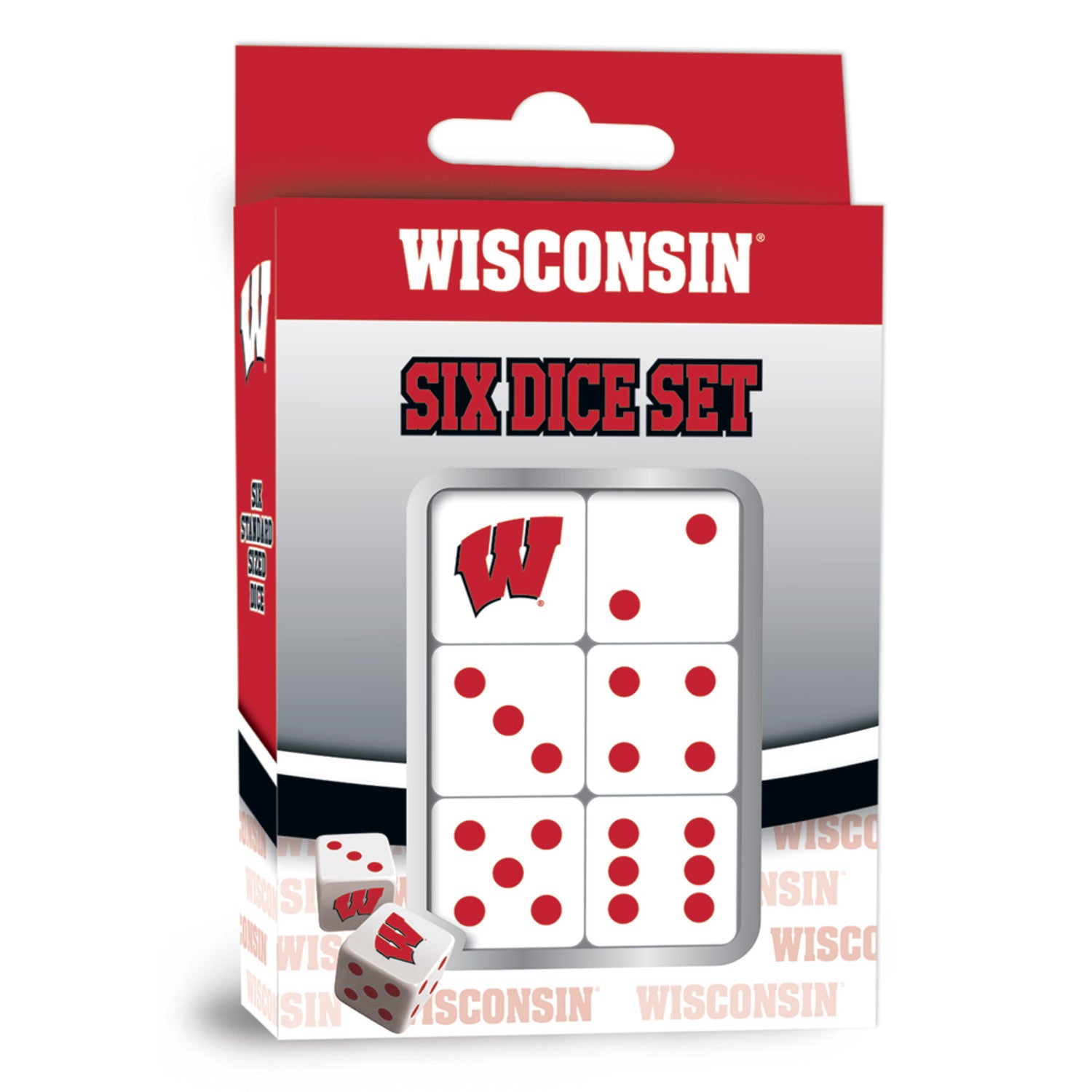 Wisconsin Badgers Dice Set