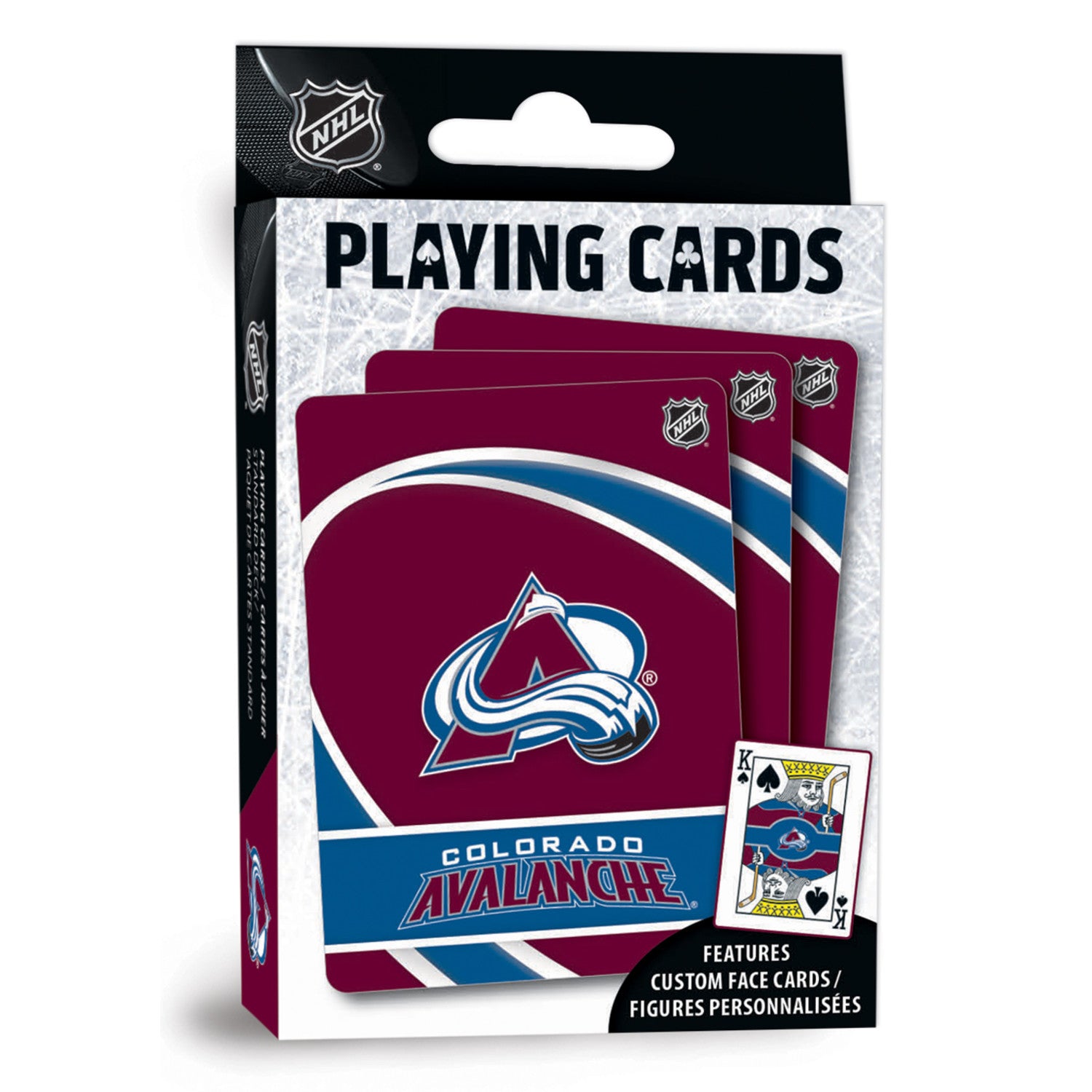Colorado Avalanche Playing Cards - 54 Card Deck