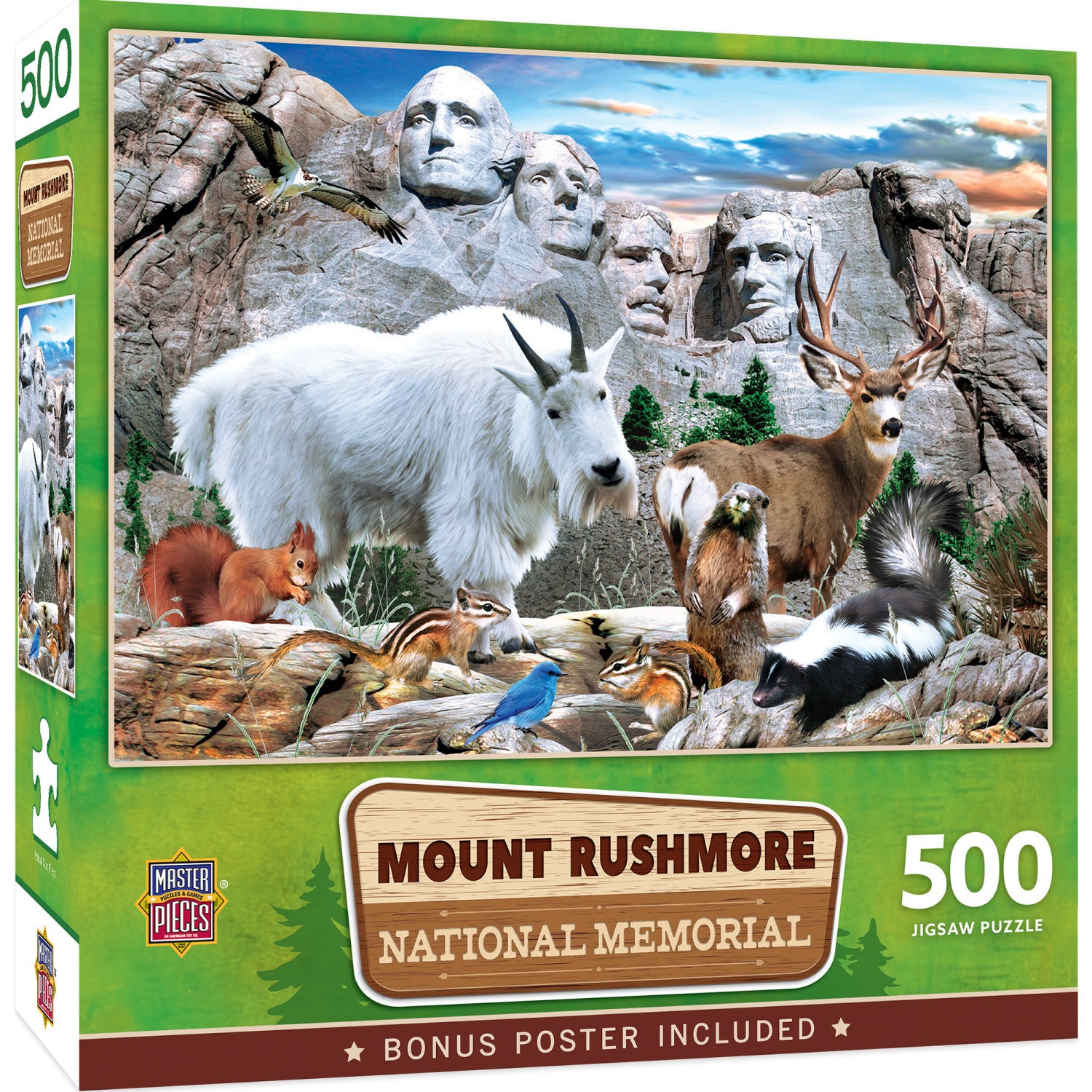 Mount Rushmore National Memorial 500 Piece Puzzle