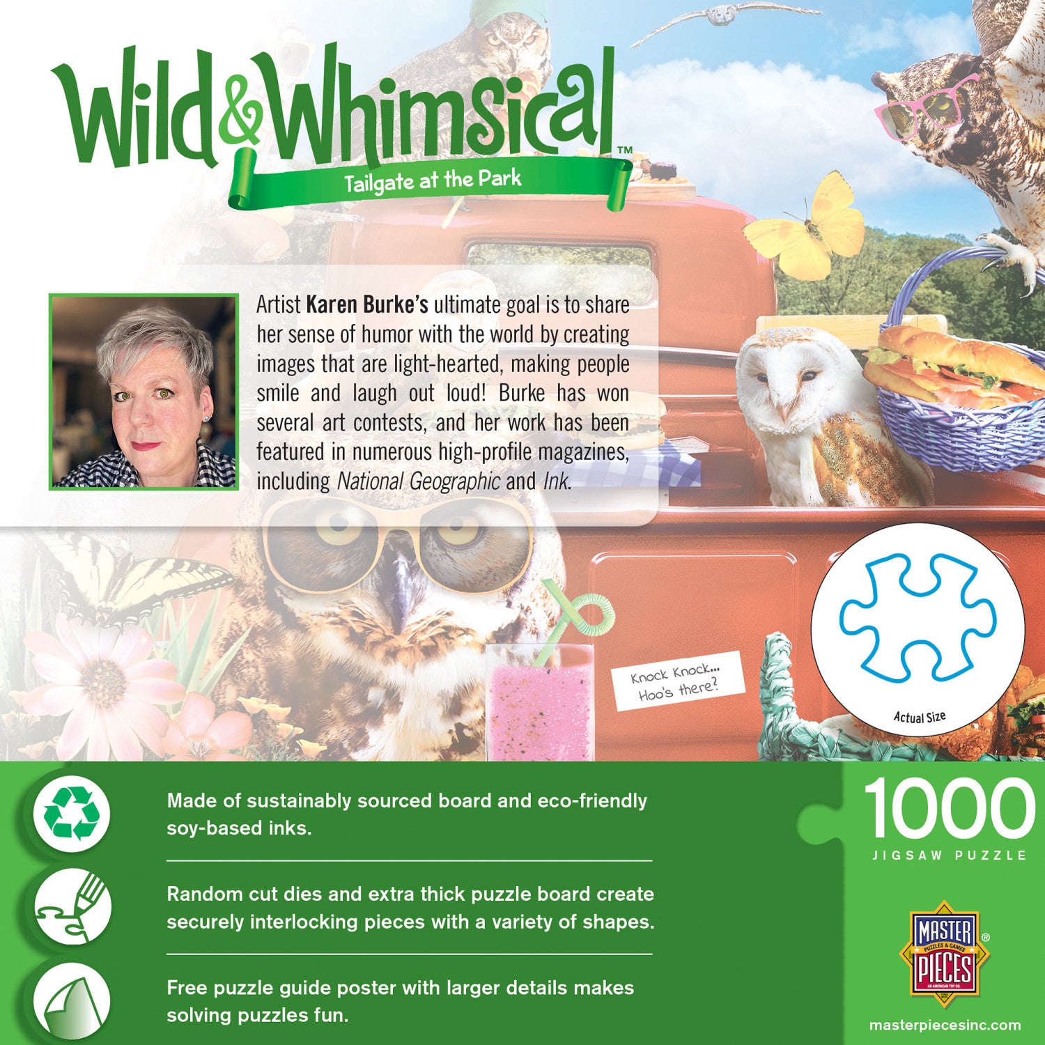 Wild & Whimsical - Tailgate at the Park 1000 Piece Jigsaw Puzzle