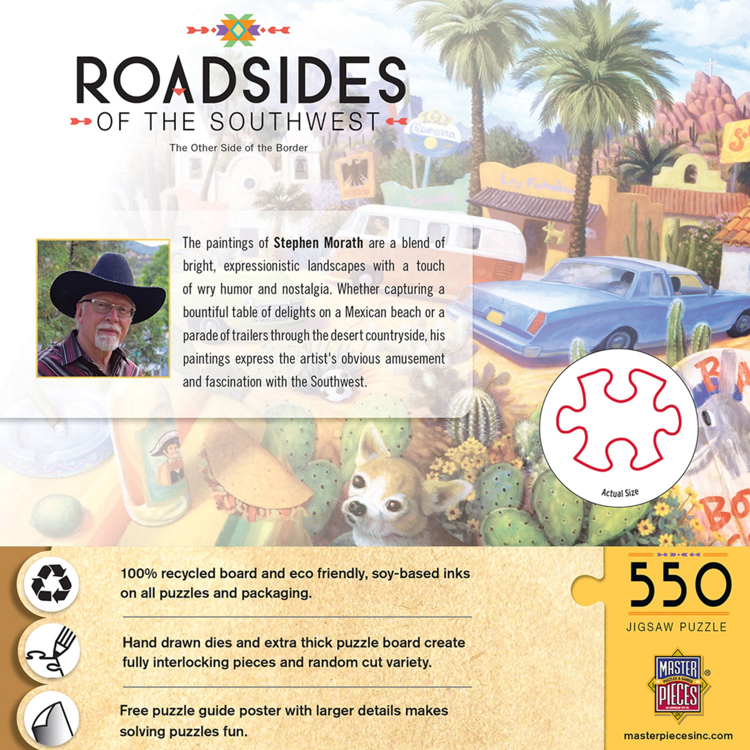 Roadsides of the Southwest - Other Side of the Border 550 Piece Puzzle