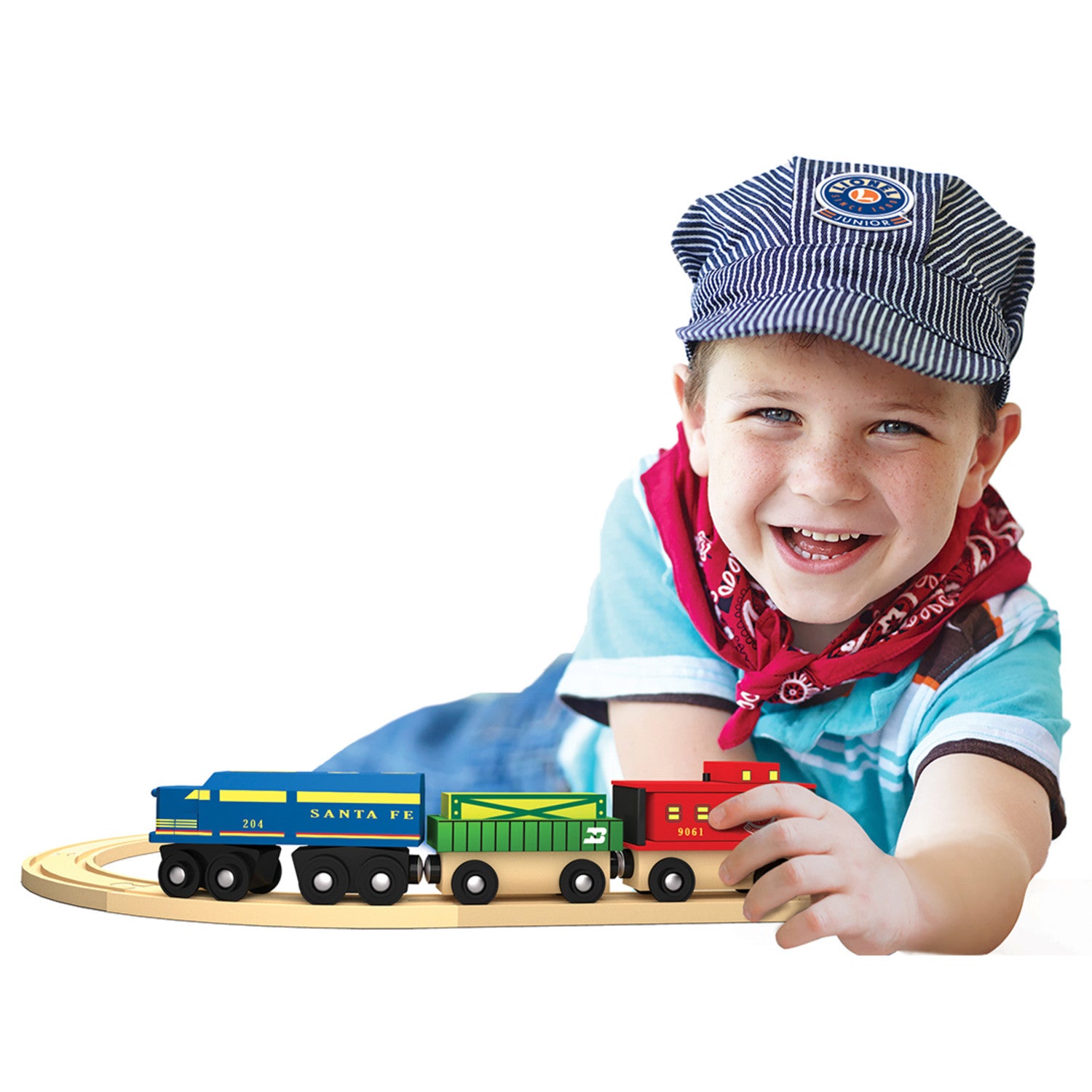 Lionel - Santa Fe Cargo Toy Train Set