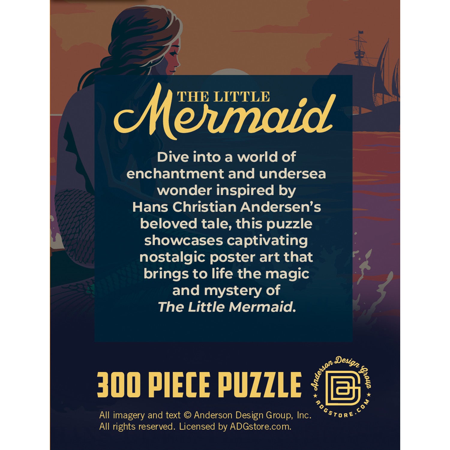 The Little Mermaid 300 Piece Jigsaw Puzzle