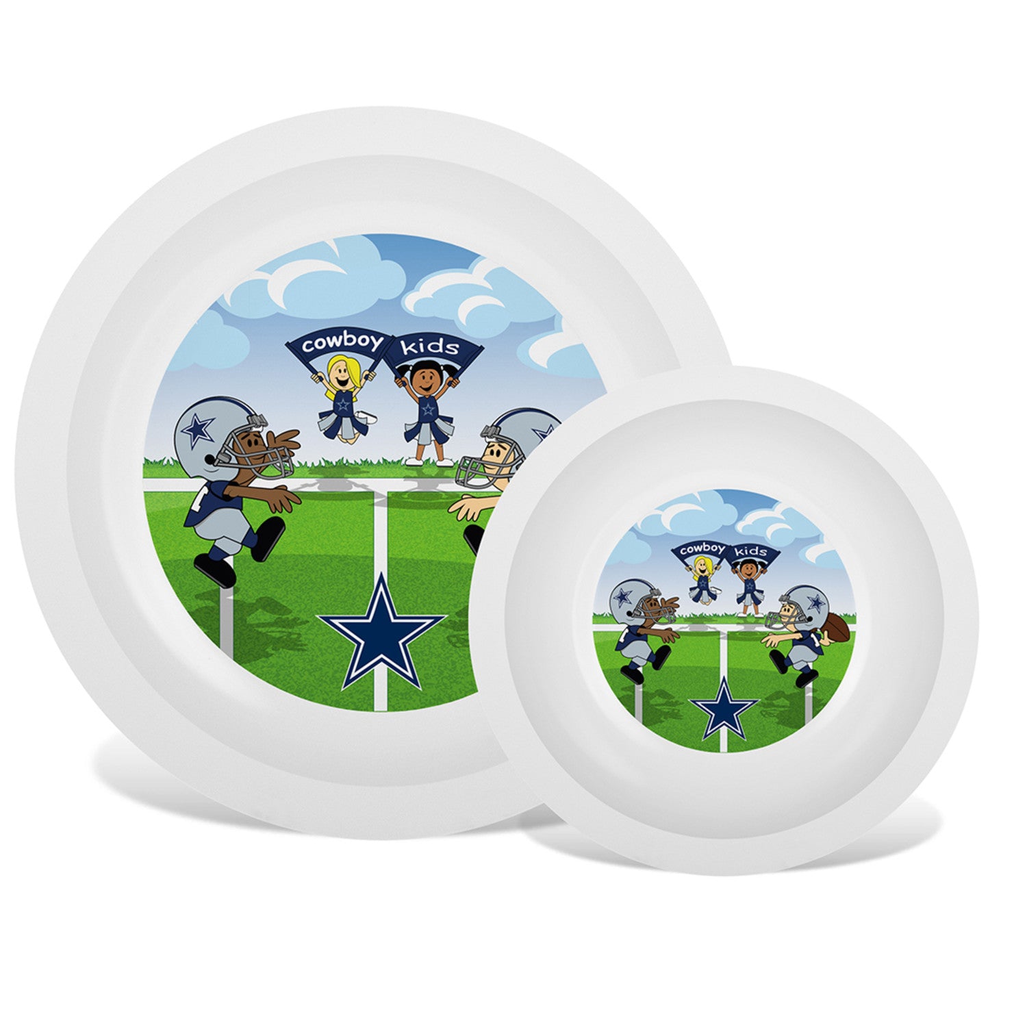 Dallas Cowboys - Baby Plate & Bowl Set