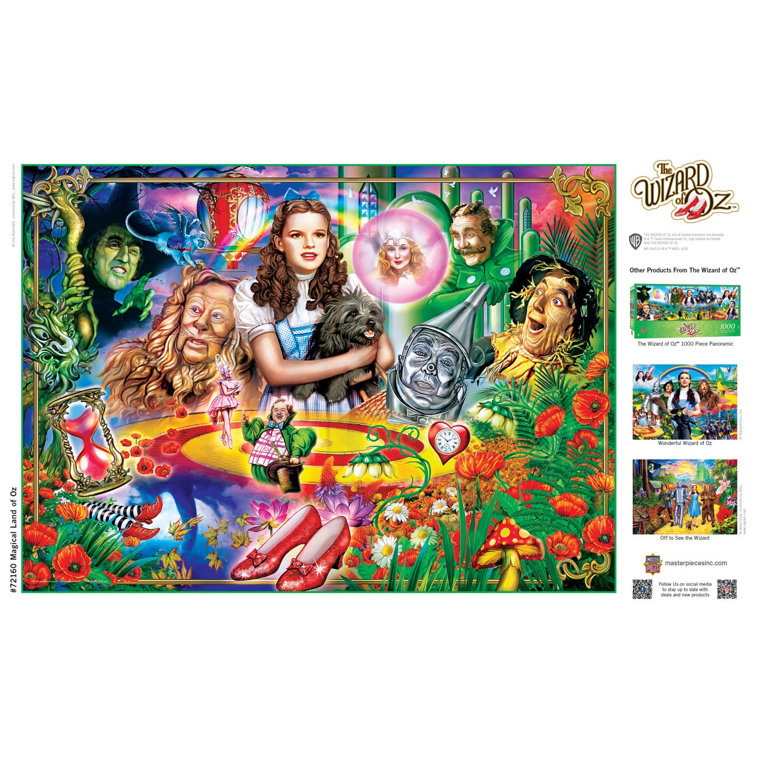 The Wizard of Oz - Magical Land of Oz 1000 Piece Puzzle