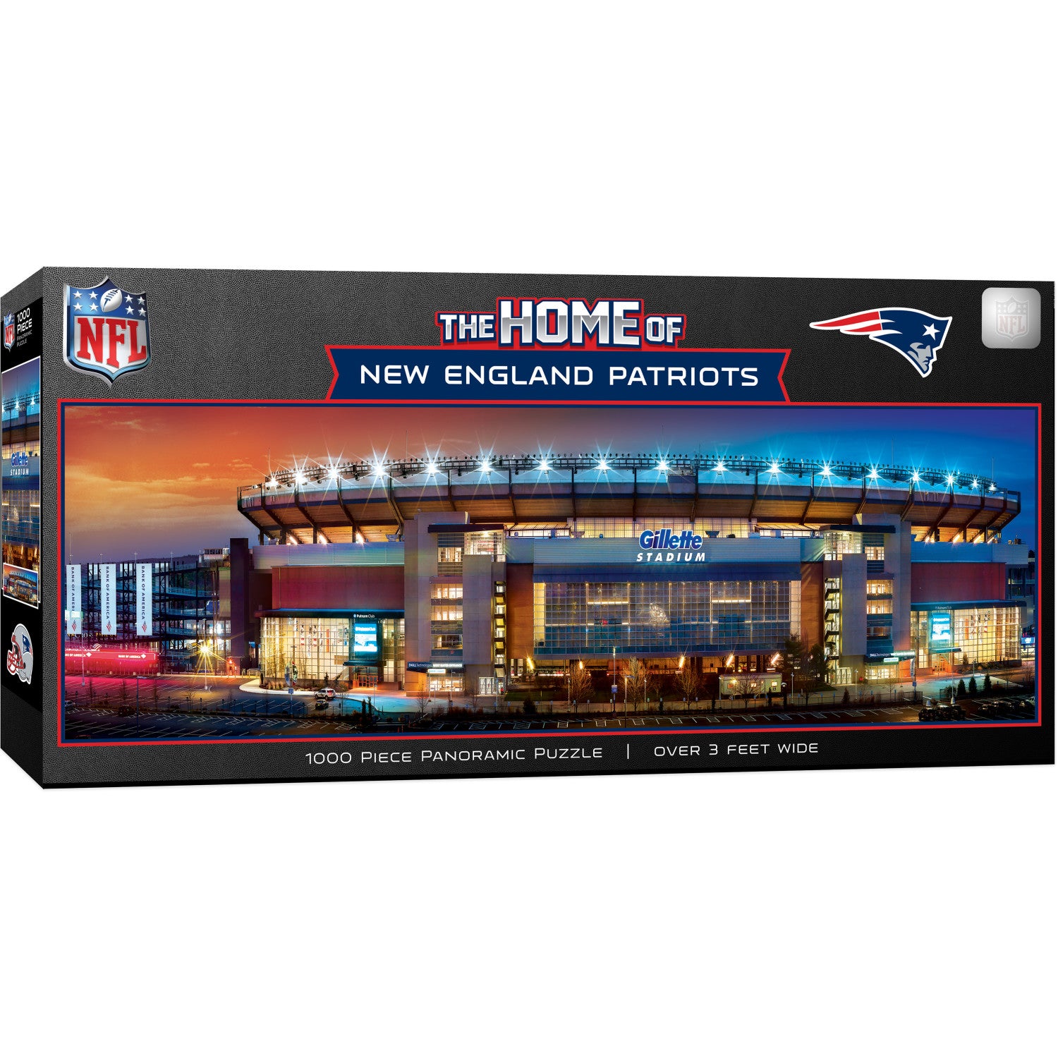 New England Patriots - Stadium View 1000 Piece Panoramic Puzzle