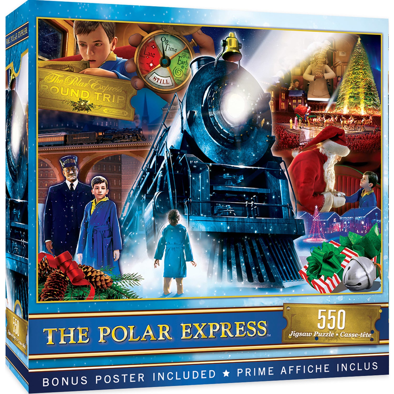 The Polar Express - Ride 550 Piece Glitter Jigsaw Puzzle