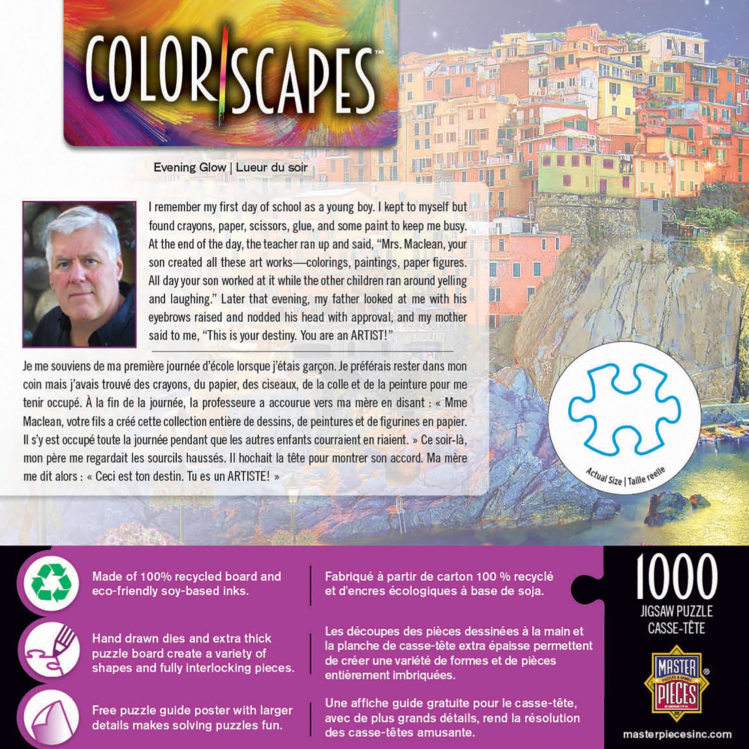 Colorscapes - Evening Glow 1000 Piece Jigsaw Puzzle