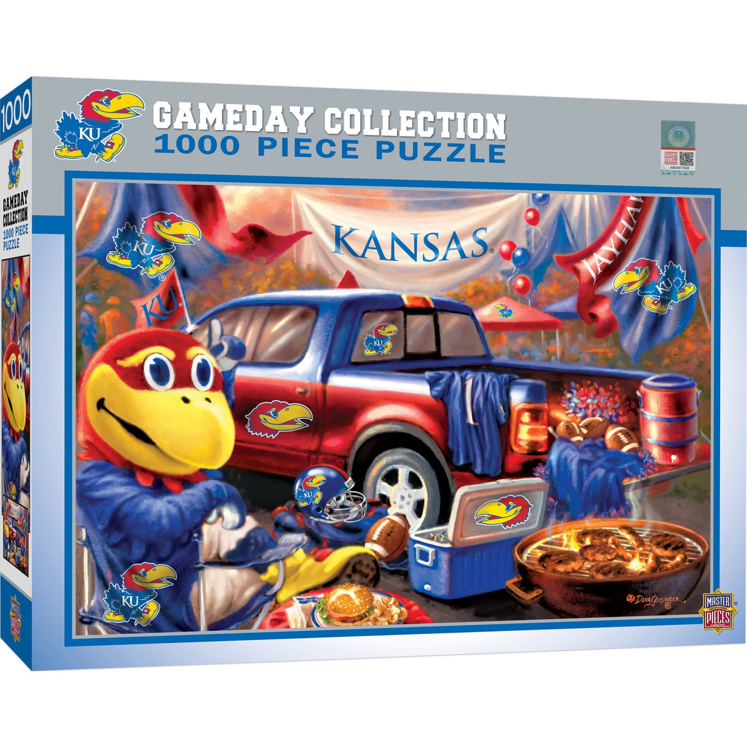 Kansas Jayhawks - Gameday 1000 Piece Jigsaw Puzzle