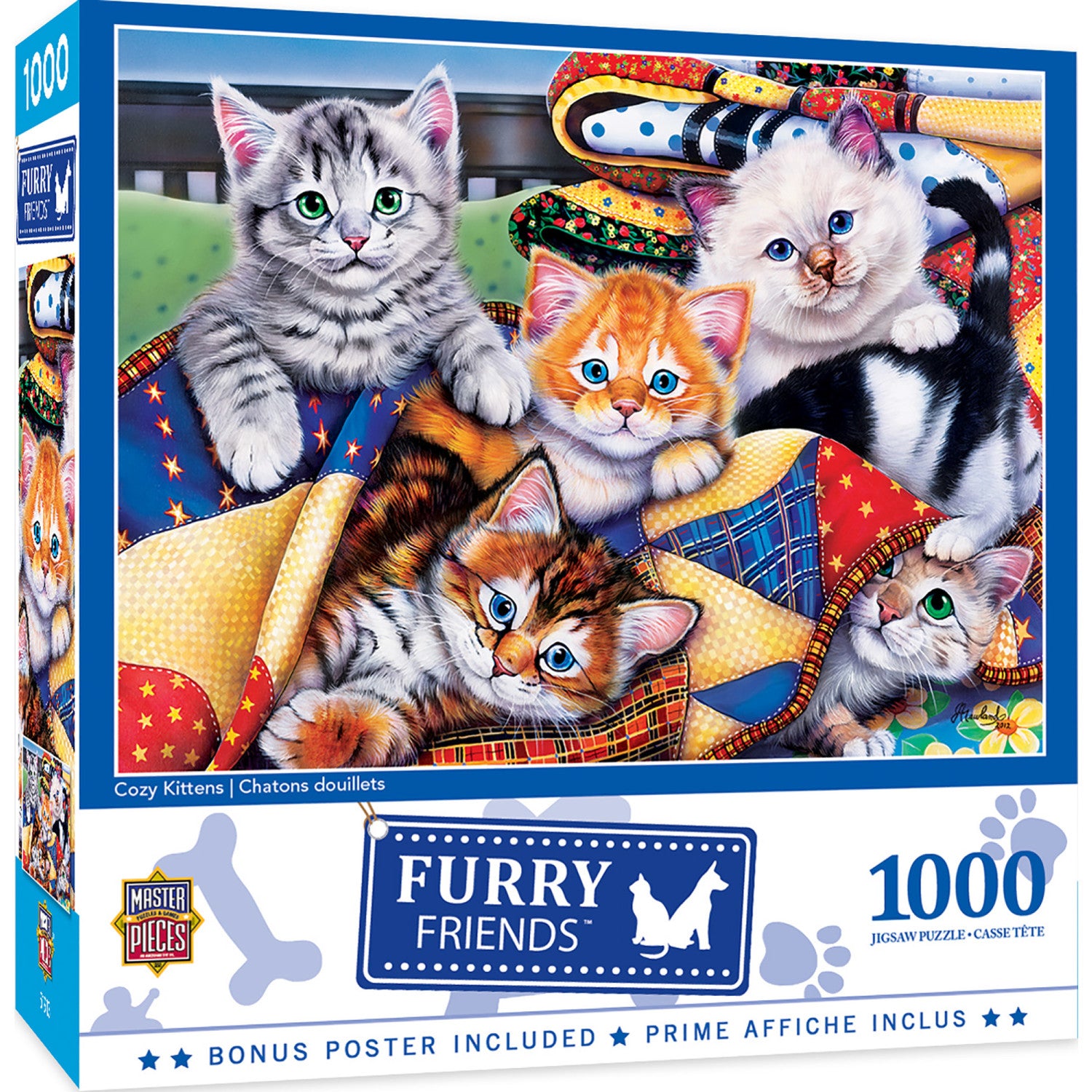Furry Friends - Cozy Kittens 1000 Piece Puzzle