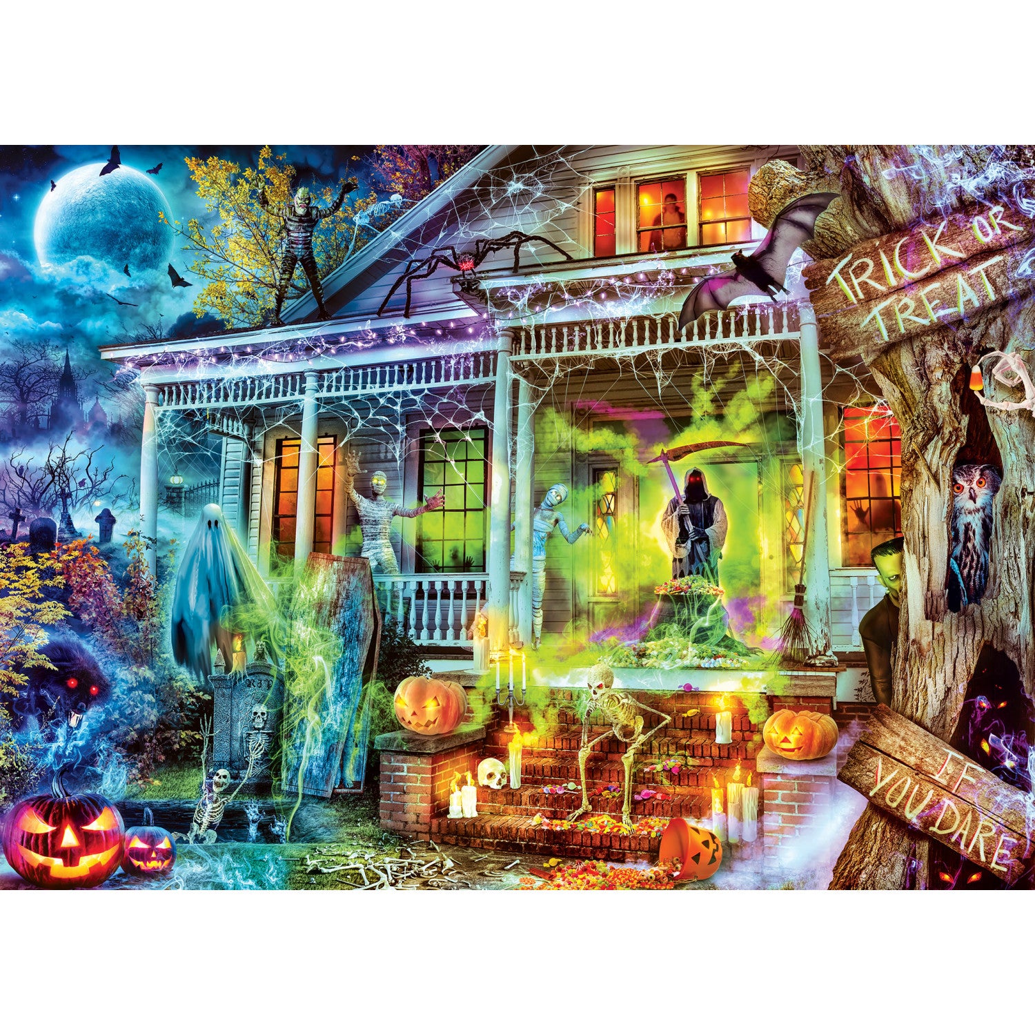 Glow in the Dark Halloween - If You Dare 1000 Piece Puzzle
