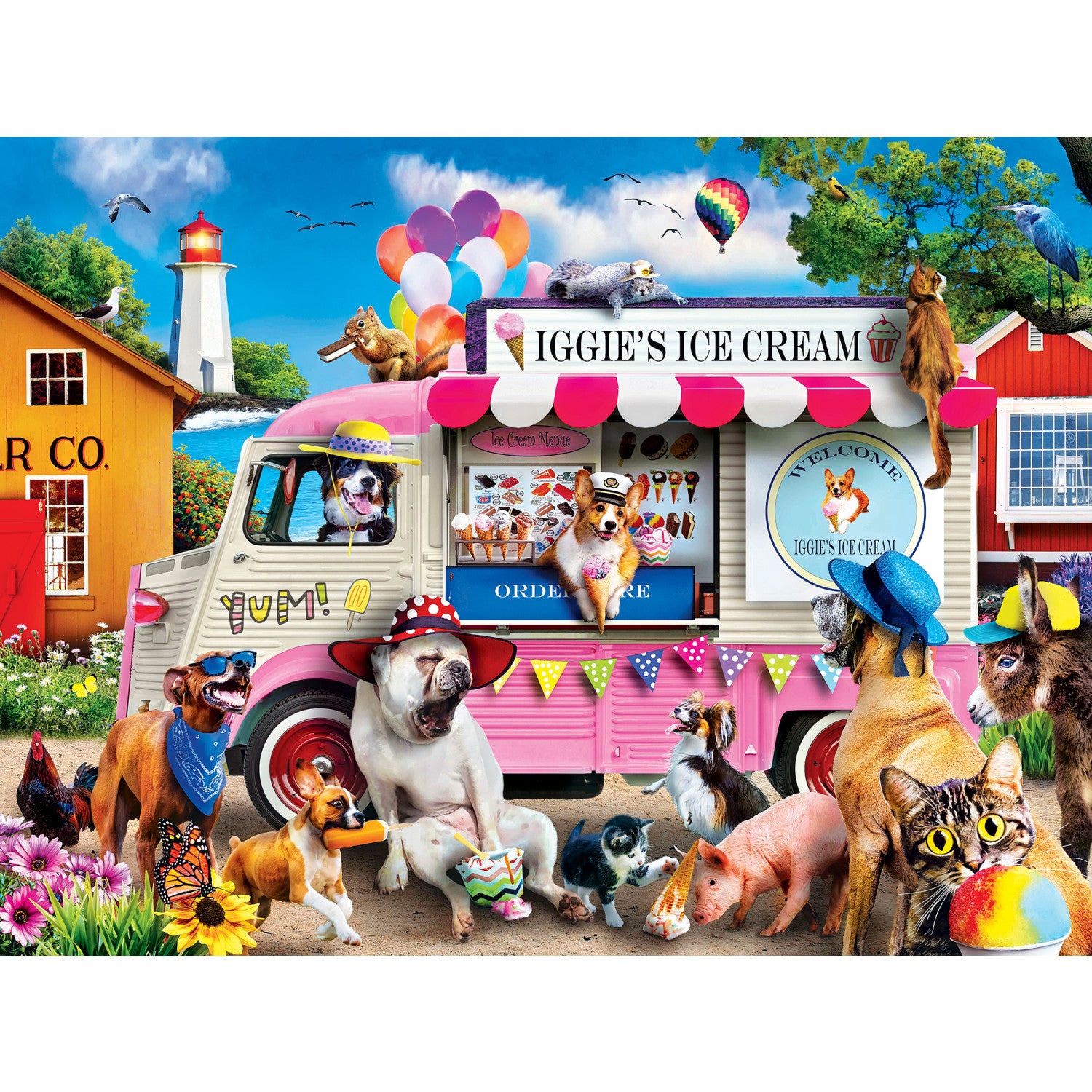 Wild & Whimsical - Iggy's Ice Cream 300 Piece EZ Grip Puzzle