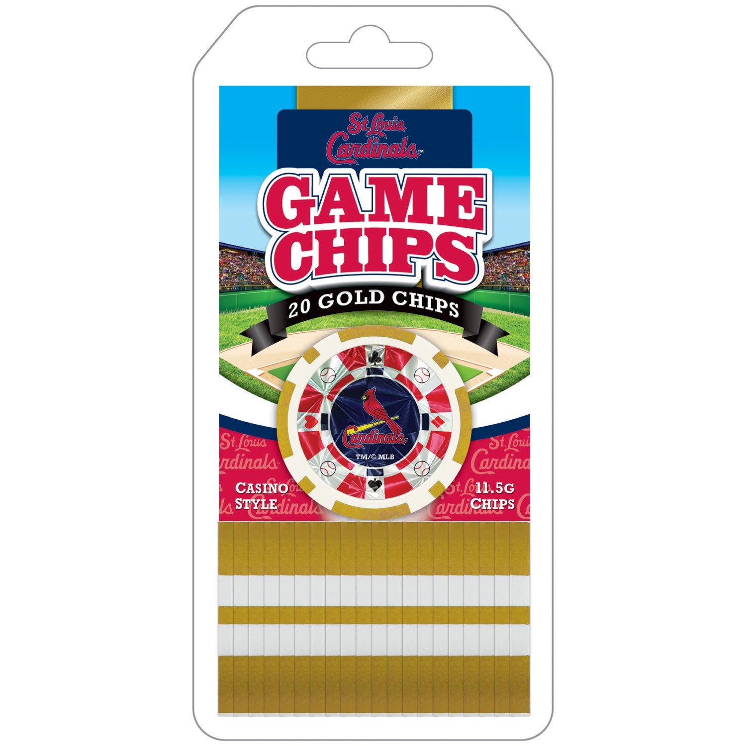 St. Louis Cardinals 20 Piece Poker Chips